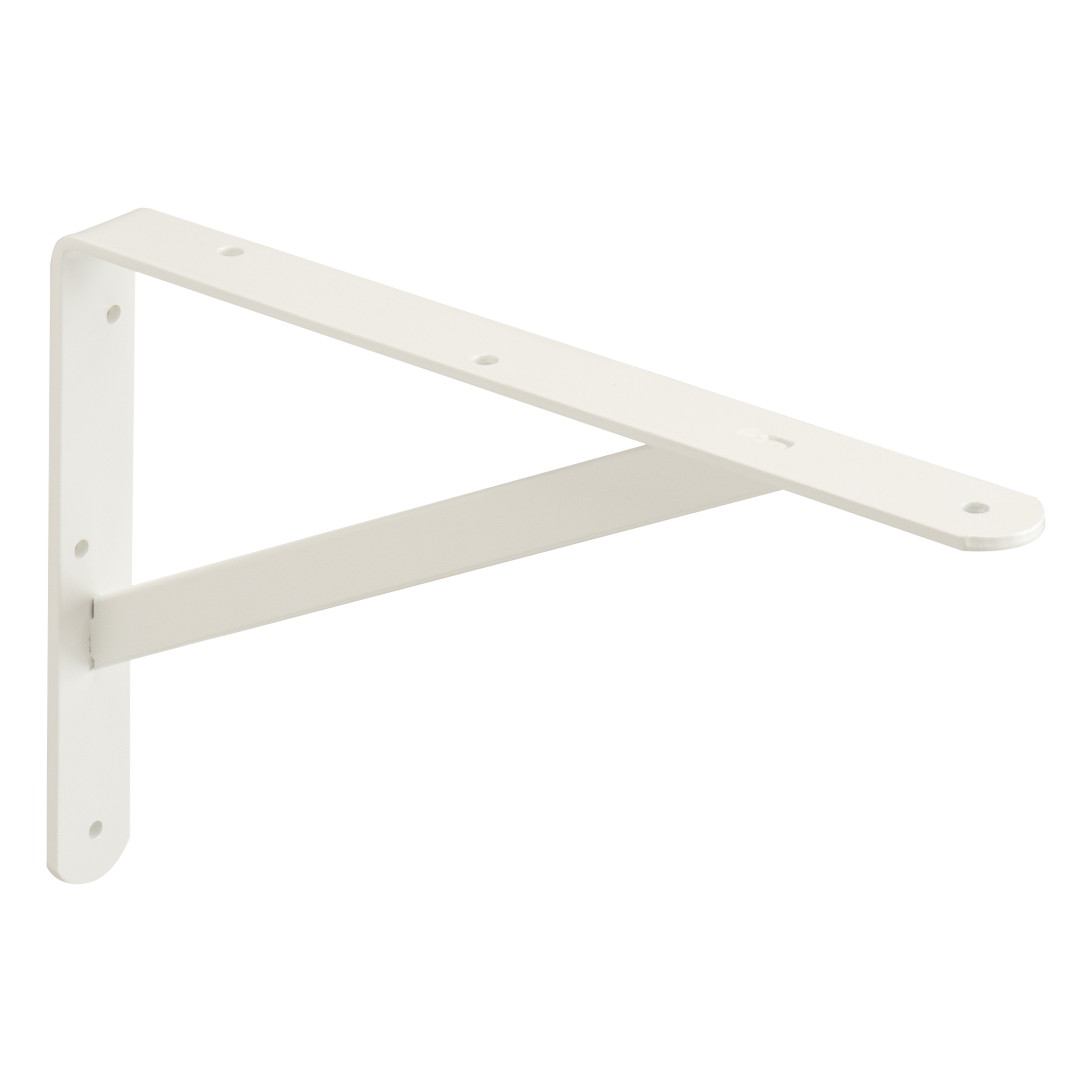 Escuadra fija dolmen blanco epoxi alt. 20 x an. 30 cm