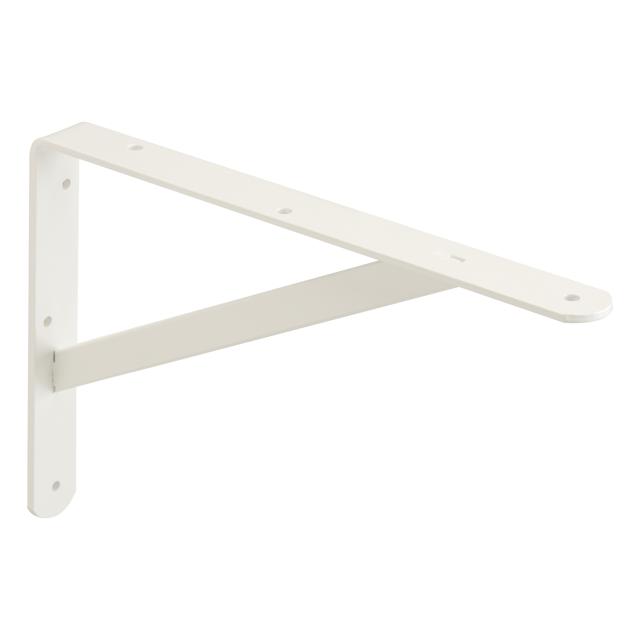 Reggimensola Dolmen in acciaio verniciato bianco, H 20 X P 30 cm