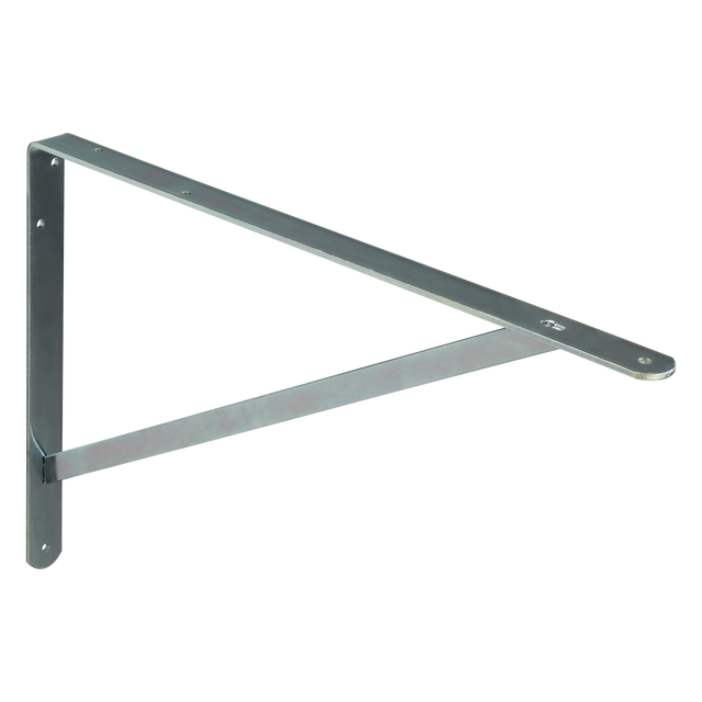 Suporte para prateleira reforçado aço cinza 32,3x50 cm 70 kg Dolmen