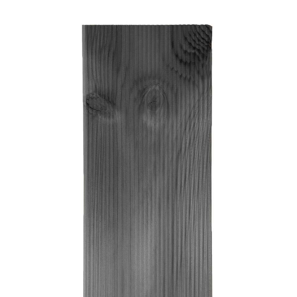 Listone in legno Twood grigio antracite L 210 x L 11.7 cm x Sp. 21 mm - 2