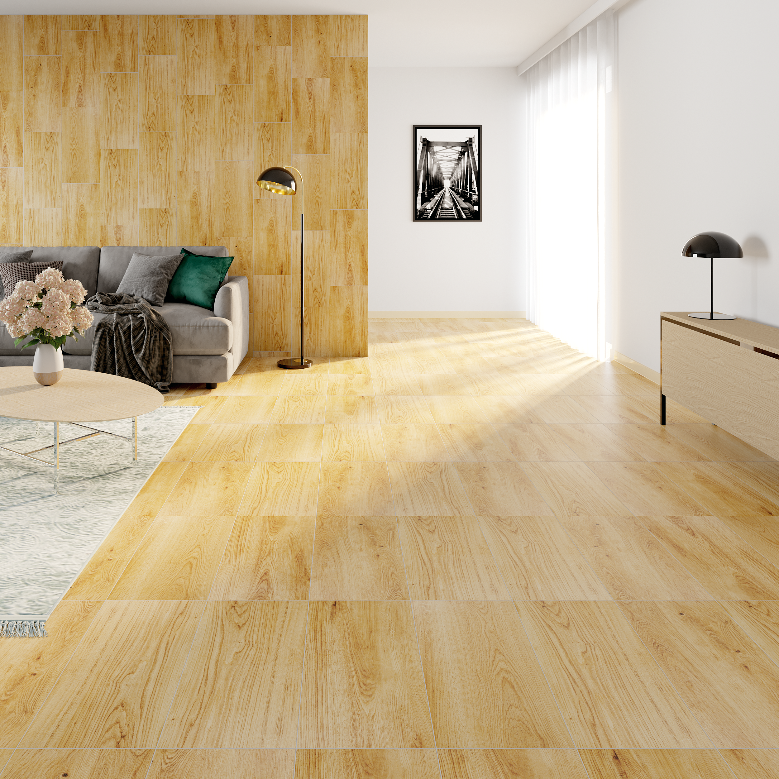 Gres szkliwiony Quickwood Beige 30x60 Castello Ceramica - 3