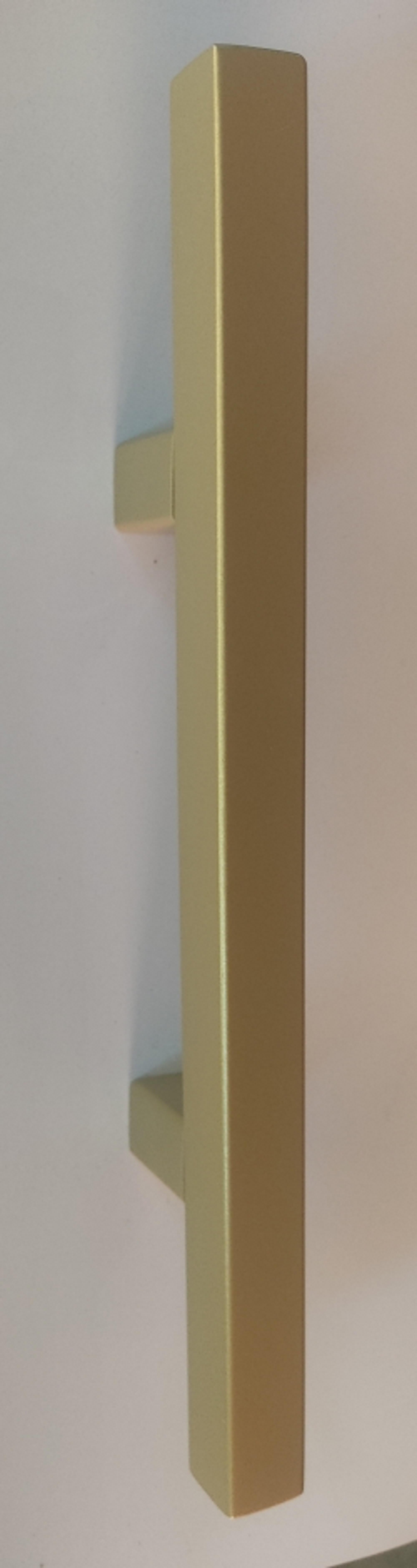 Tirador mueble amarillo / dorado distancia entre eje 250 mm