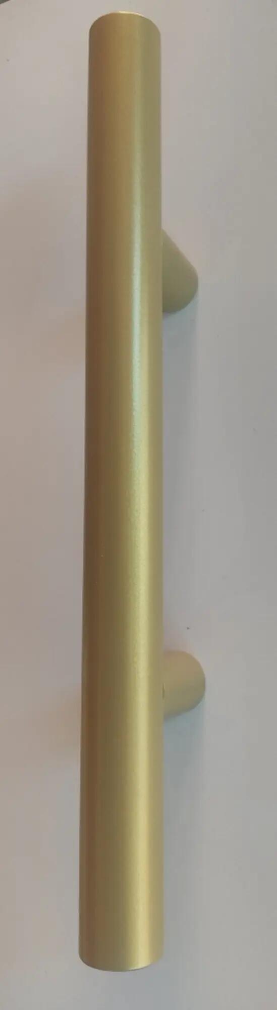 Tirador mueble amarillo / dorado distancia entre eje 150 mm