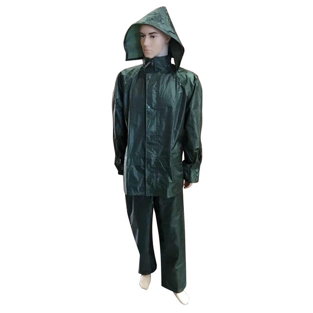 Ensemble de pluie DEXTER vert taille L