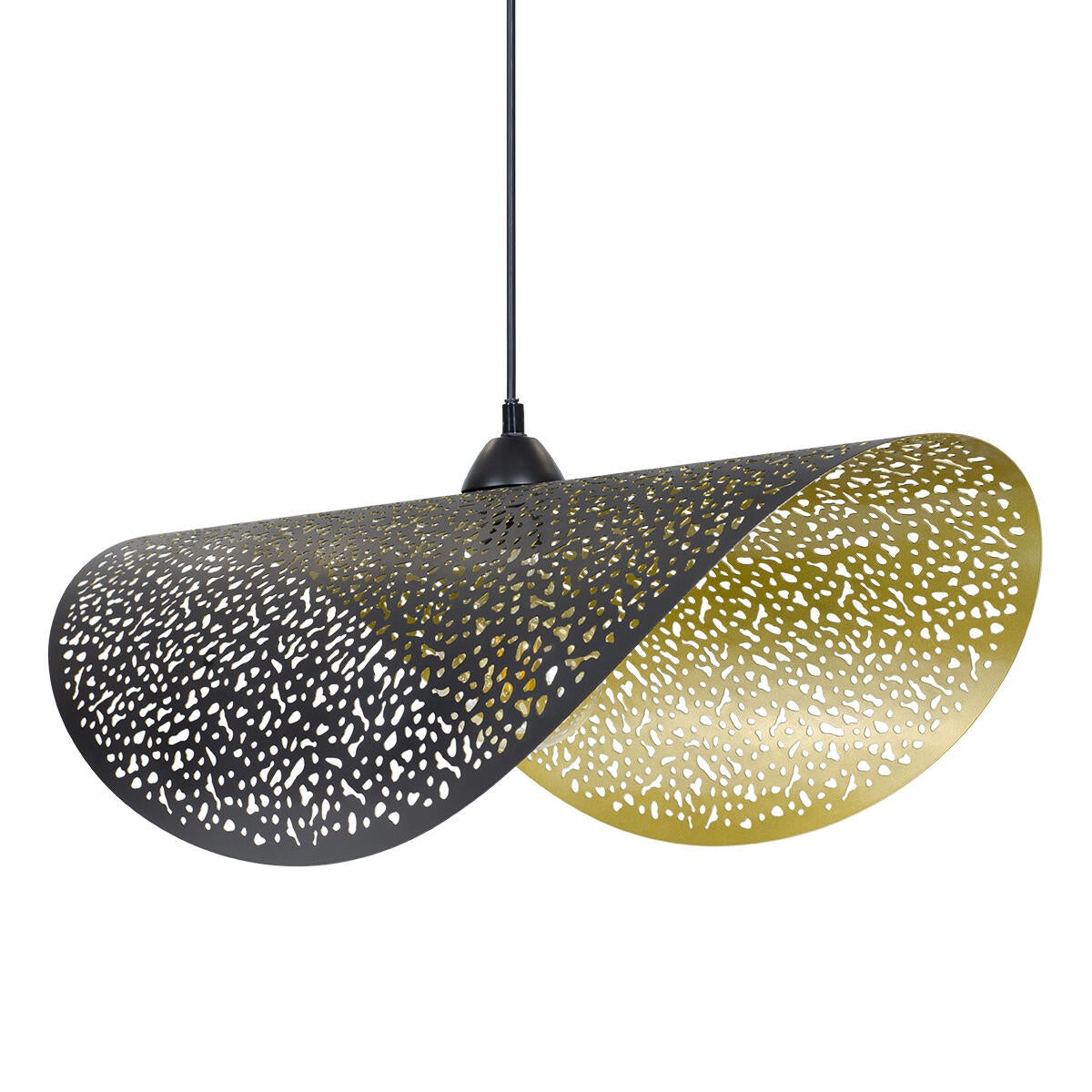 Suspension Nisley acier, noir, Diam.60 cm, E27 - 3