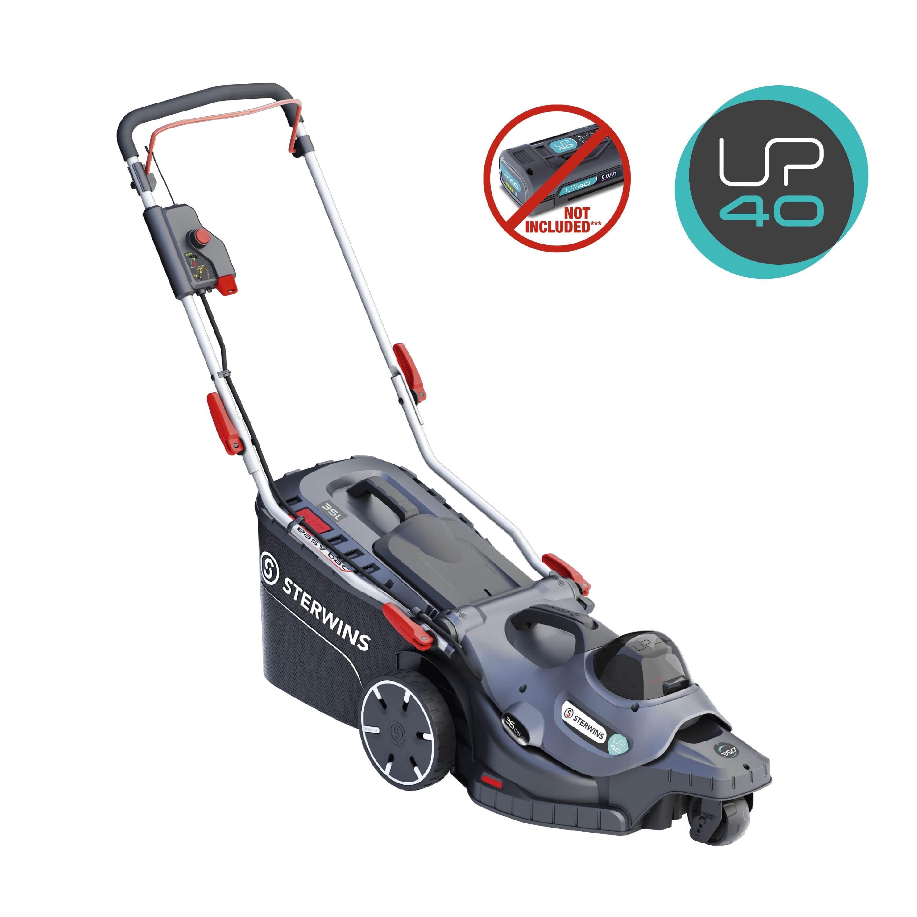 Tondeuse 3 roues sur batterie STERWINS UP40, 40 V, L.36 cm, sans — free download