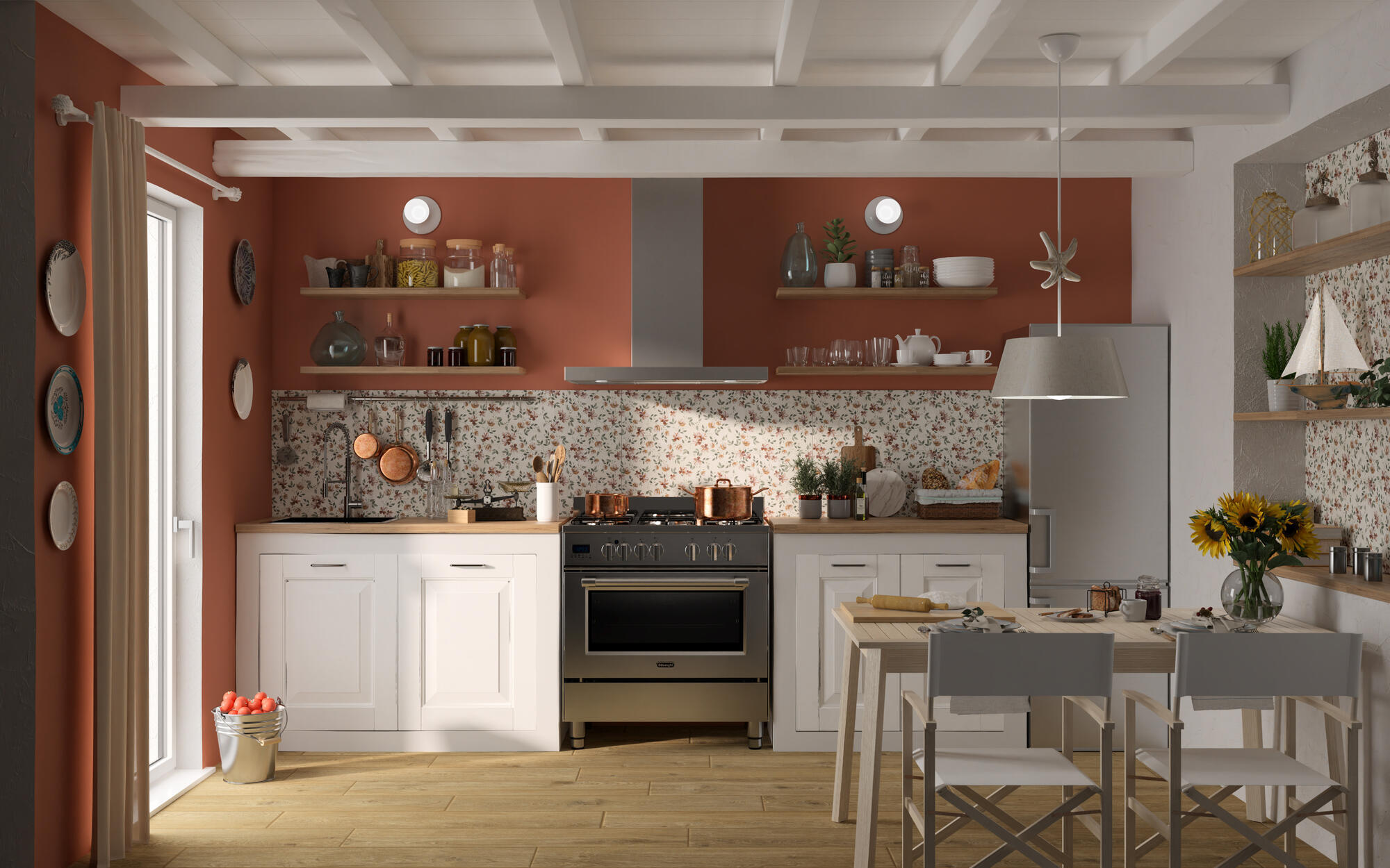 Piastrella da pavimento interno in gres porcellanato MARAZZI 25 x 150 cm rettificato marrone opaco Morzine R9 traffico medio forte (pei 3/5) Sp. 9.5 mm 1.13 mq - 2