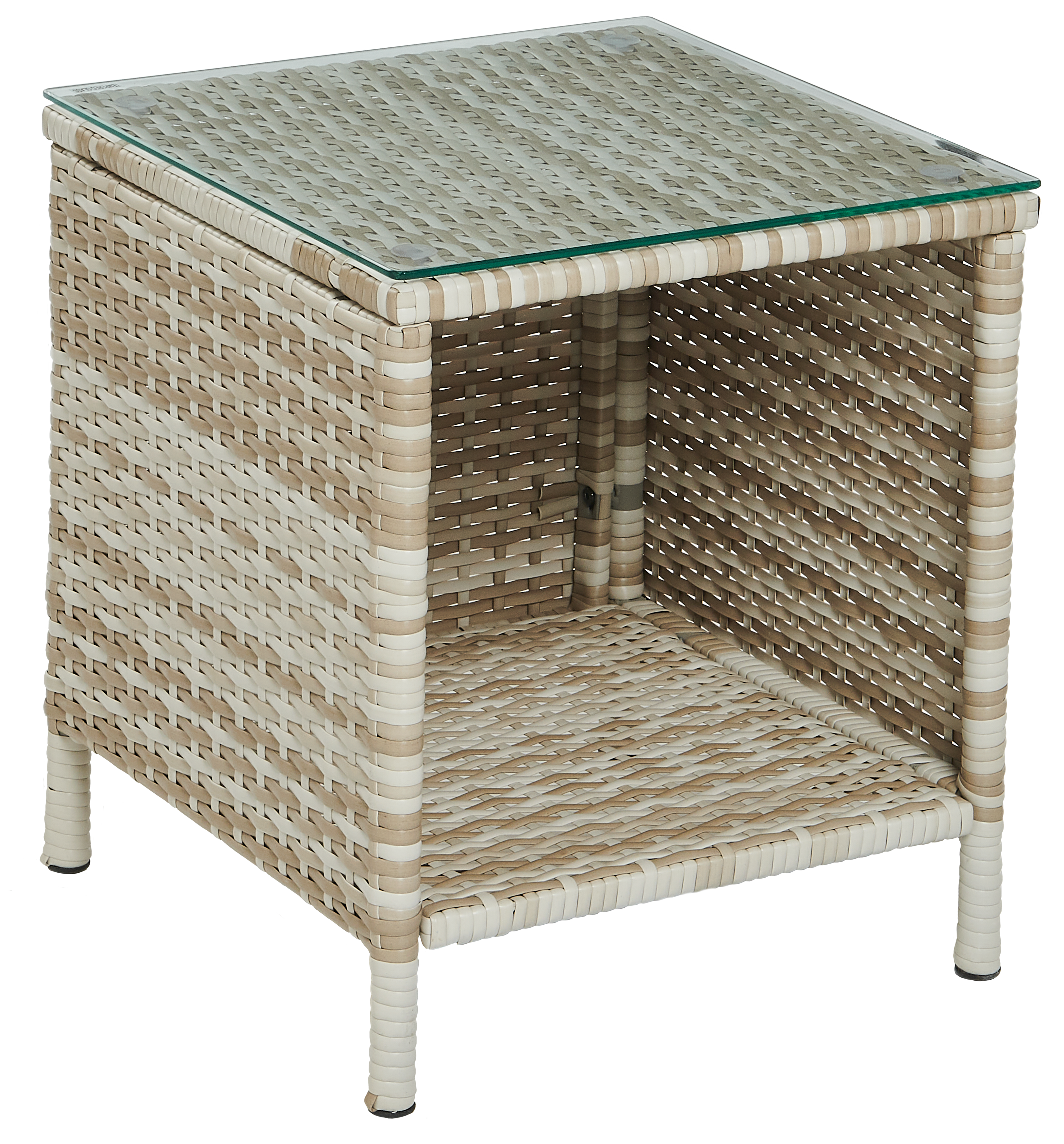 Meble ogrodowe zestaw Glasgow beżowe Corciano - 5