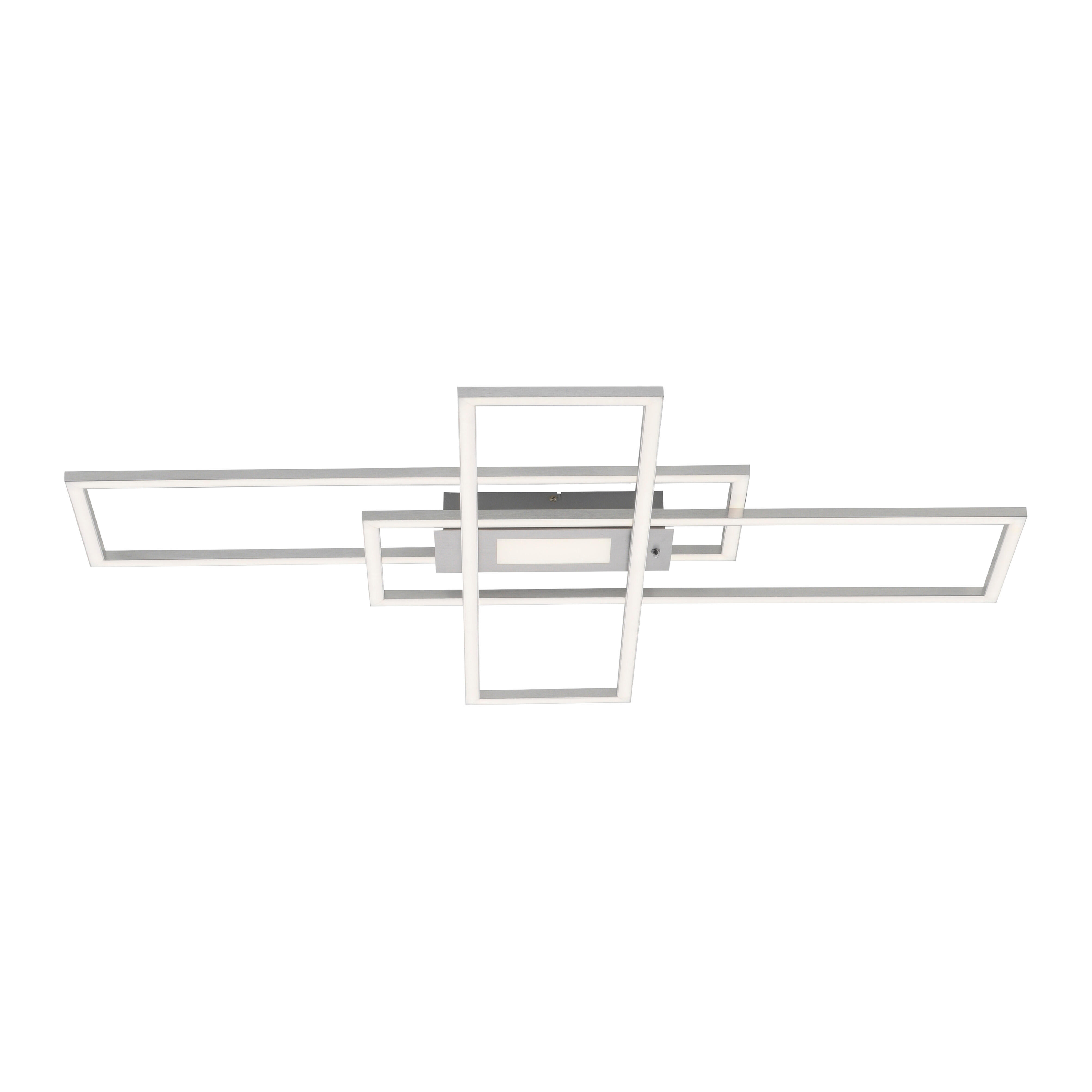 Plafón led asmin acero 45w color de luz regulable con mando