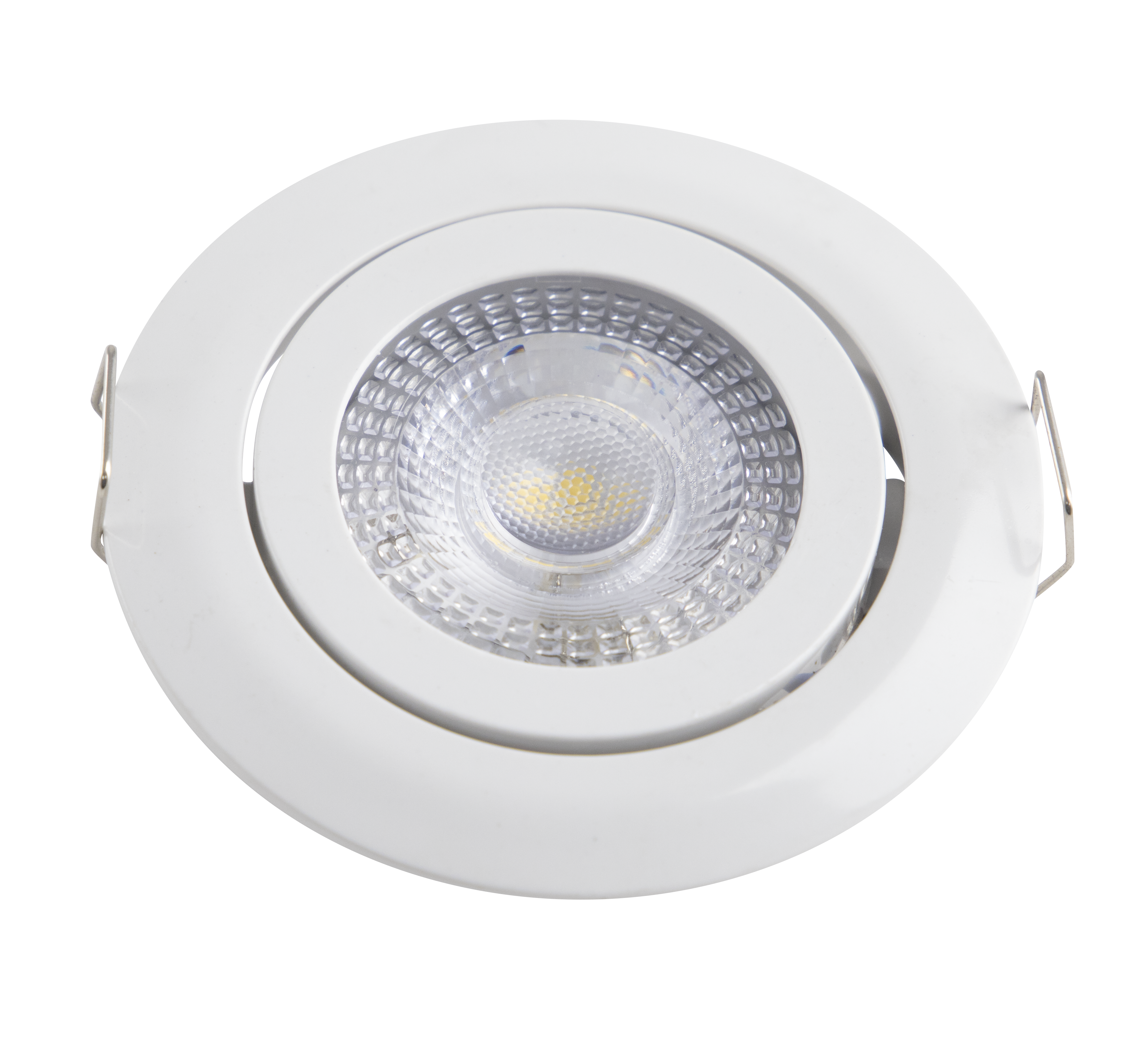 Pack de 3 focos empotrables led redondo blanco 685lm blanco frío ip20 10.5cm