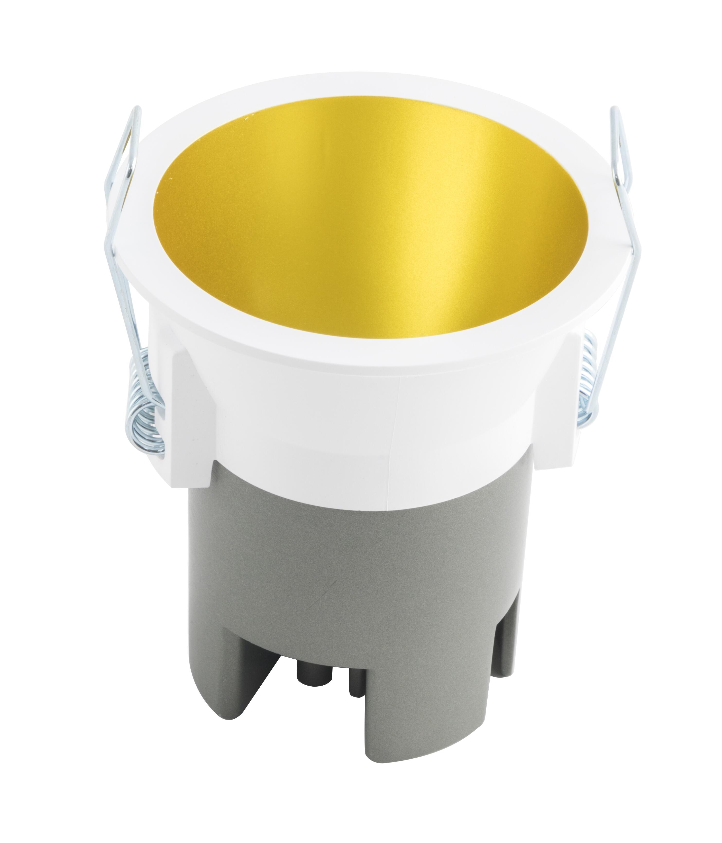 Foco empotrable led redondo oro/blanco 810lm blanco frío ip20 8.3cm