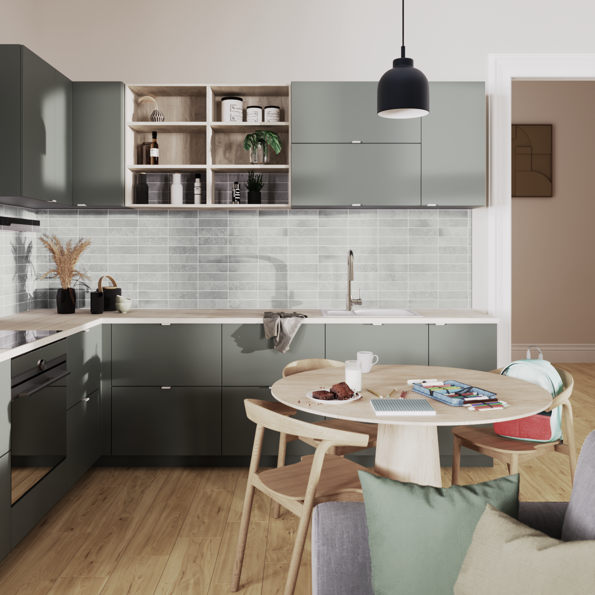 Piastrella da rivestimento interno in maiolica ARTENS 31.6 x 60 cm non rettificato smaltato grigio lucido Moha Bricks Sp. 9.5 mm 1.52 mq - 2