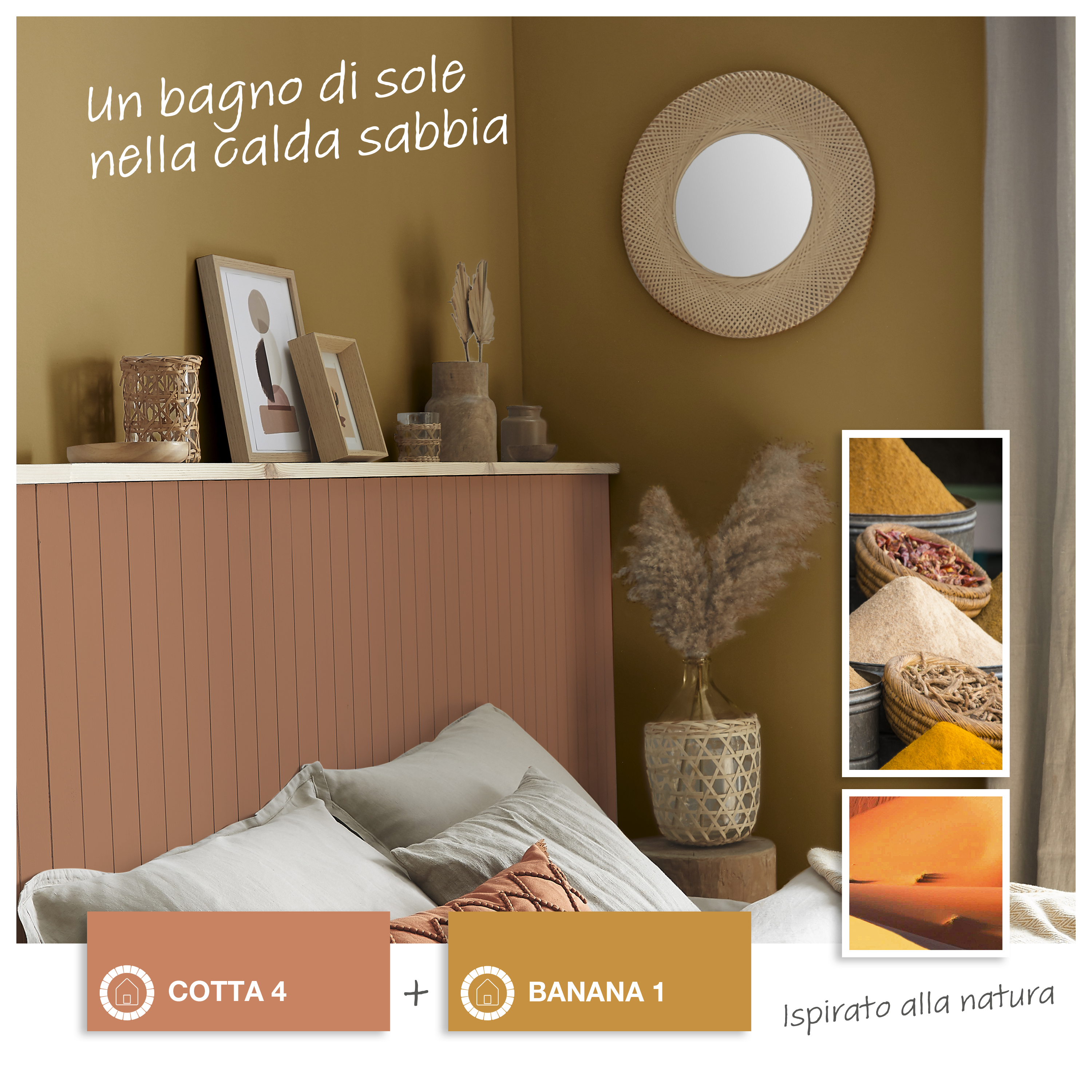 Pittura per interni per parete e soffitto lavabile, LUXENS Biobased arancio cotta 4 opaco, 2.5 L - 8