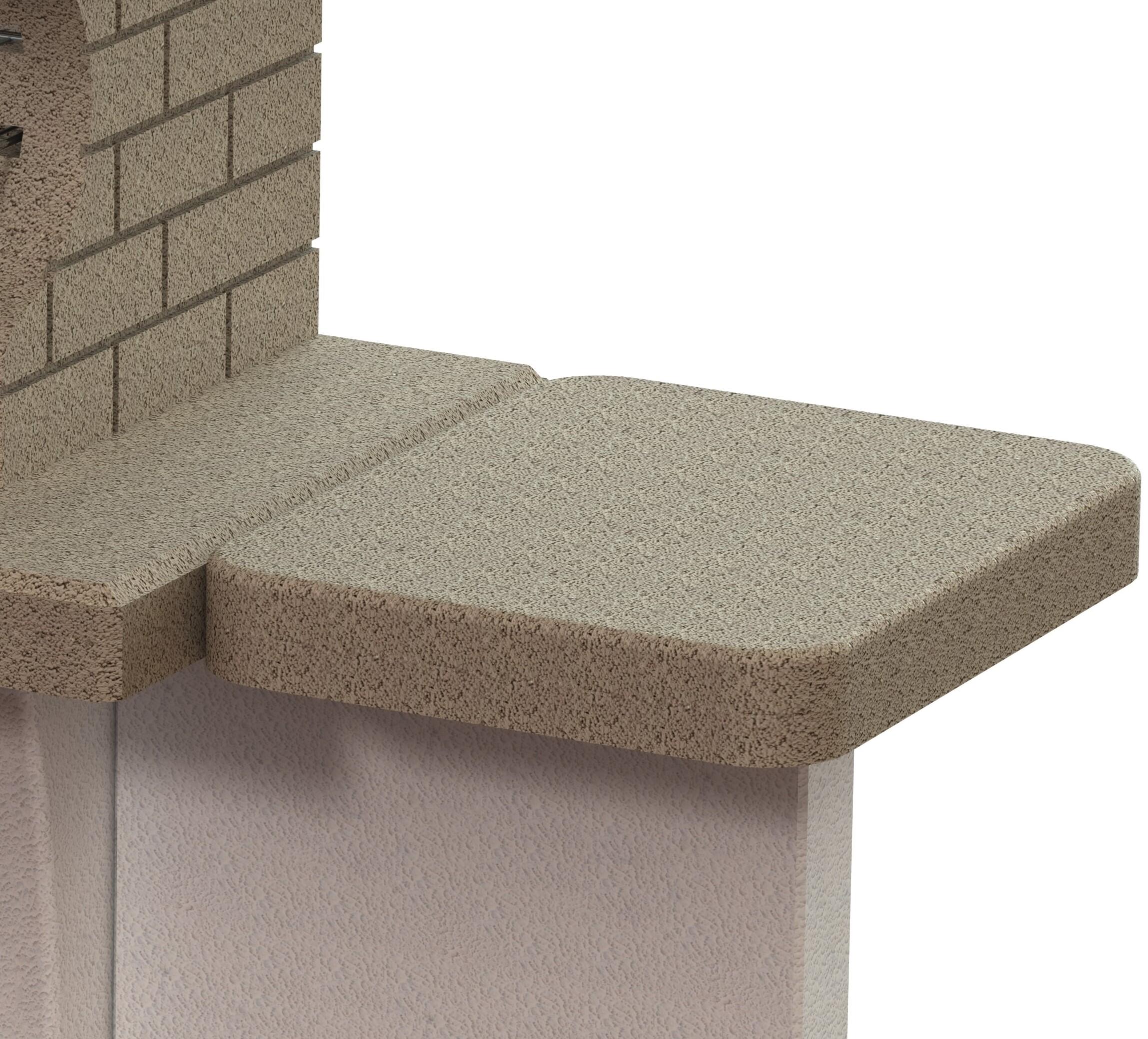 Barbecue fisso a legna e carbonella Luxor SAROM FUOCO L 159 x H 162 x P 72 cm - 2