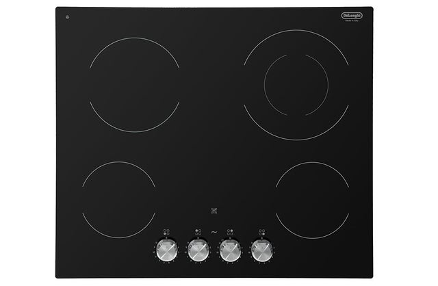 Piano cottura elettrico 4 zone PVC 61 FK DE'LONGHI nero
