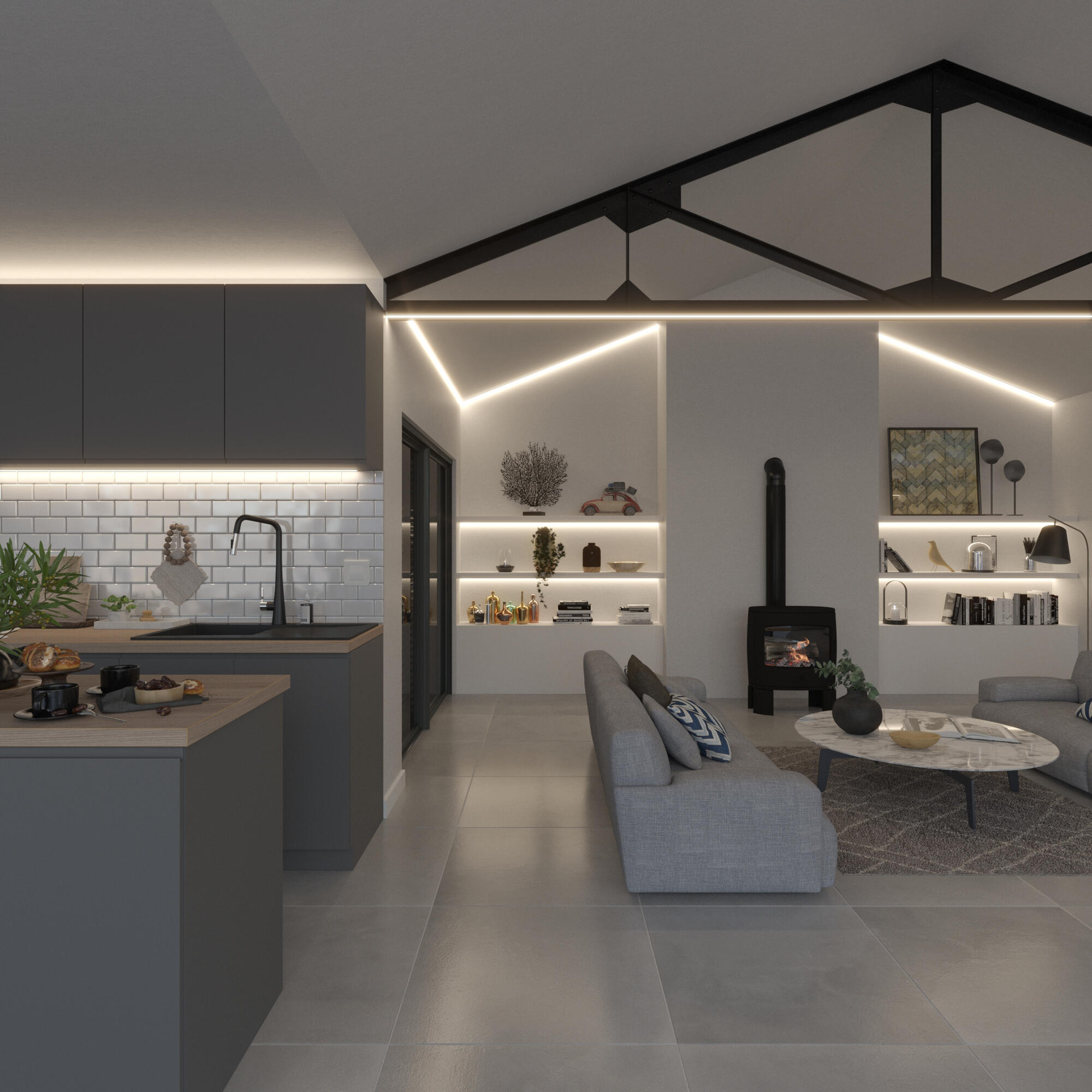 Kit ruban LED L.10m, blanc neutre 4000 Kelvins, 620 Lumens/m, Cutflexi INSPIRE - 3