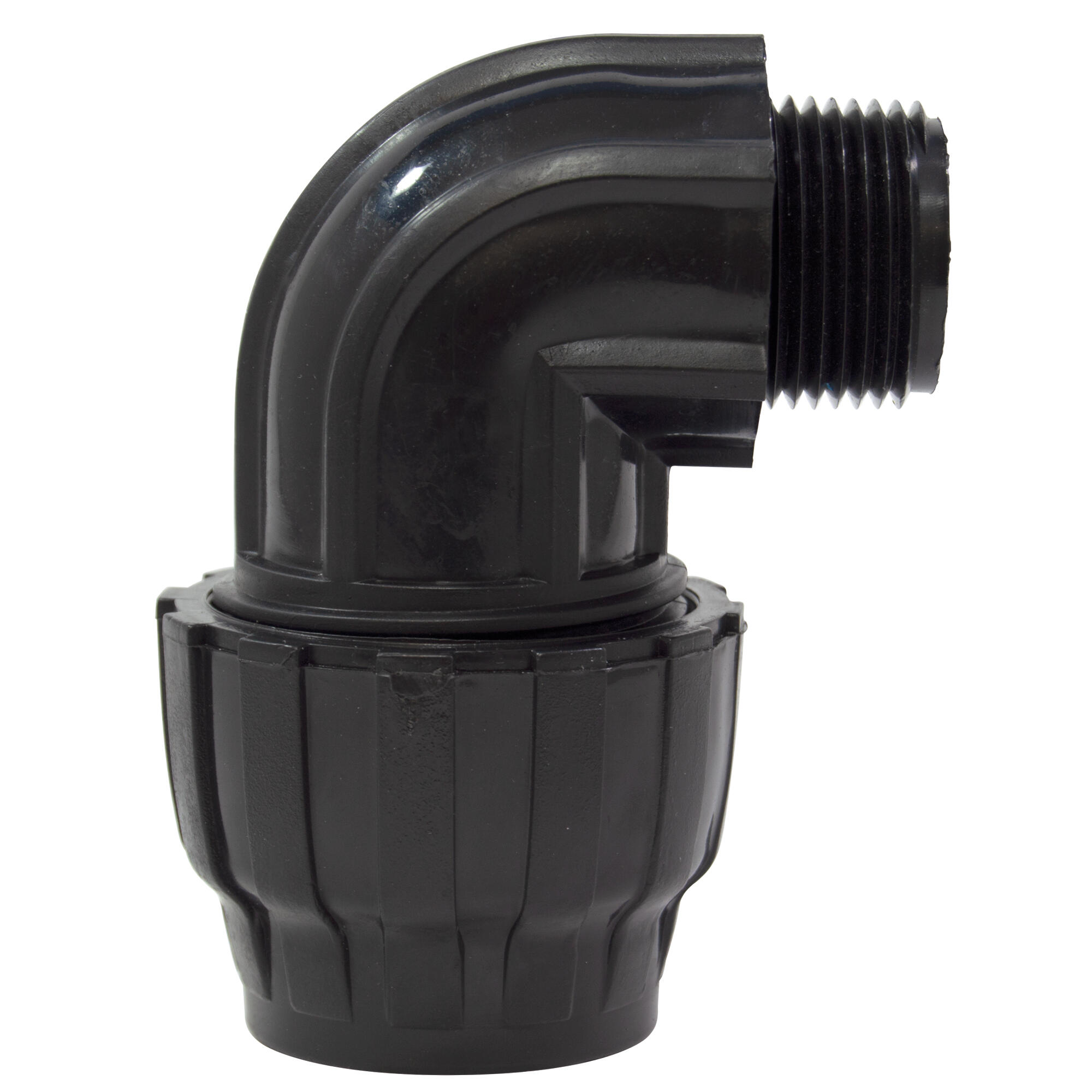 Codo rosca macho de polipropileno 32 mm x 1