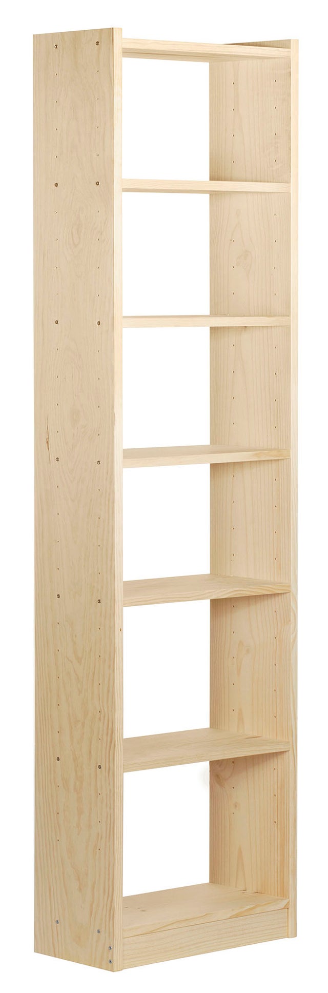 Estantería de madera en kit Gala color beige de 216.7x49.6x25cm