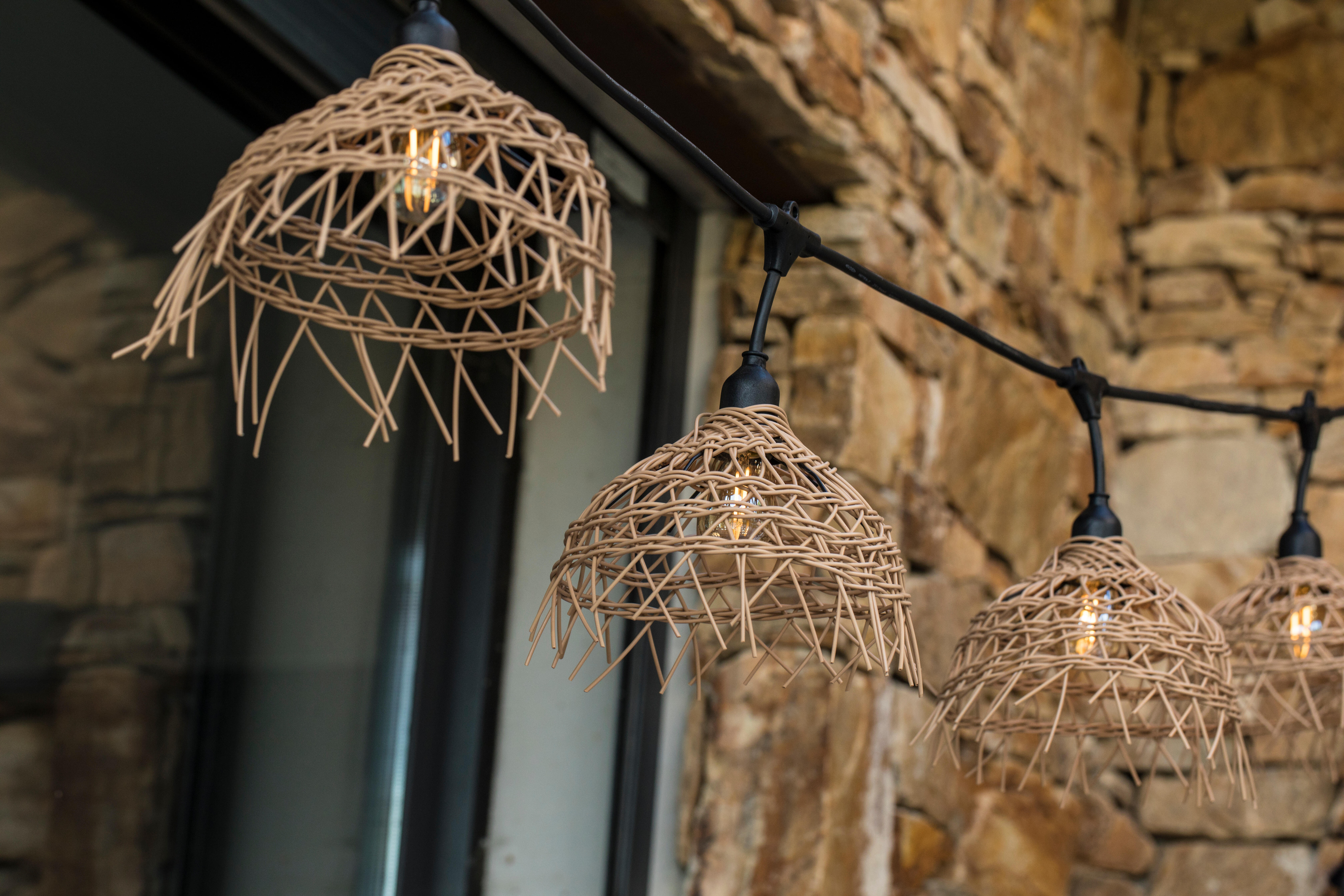 Guirlande extérieure E27 6 mètres 10 ampoules, blanc chaud 1000 Lm Hawai LUMISKY - 3