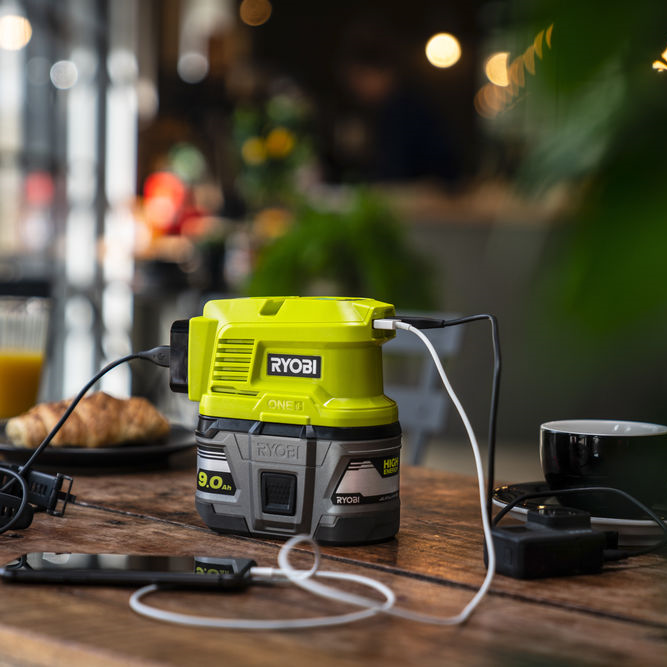 Transformateur RYOBI RY18BI150A-0, 18V, sans batterie - 4