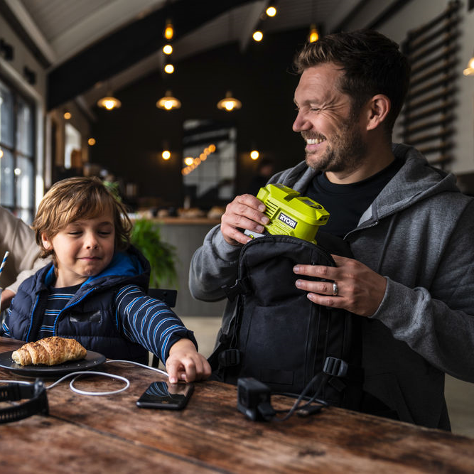 Transformateur RYOBI RY18BI150A-0, 18V, sans batterie - 8