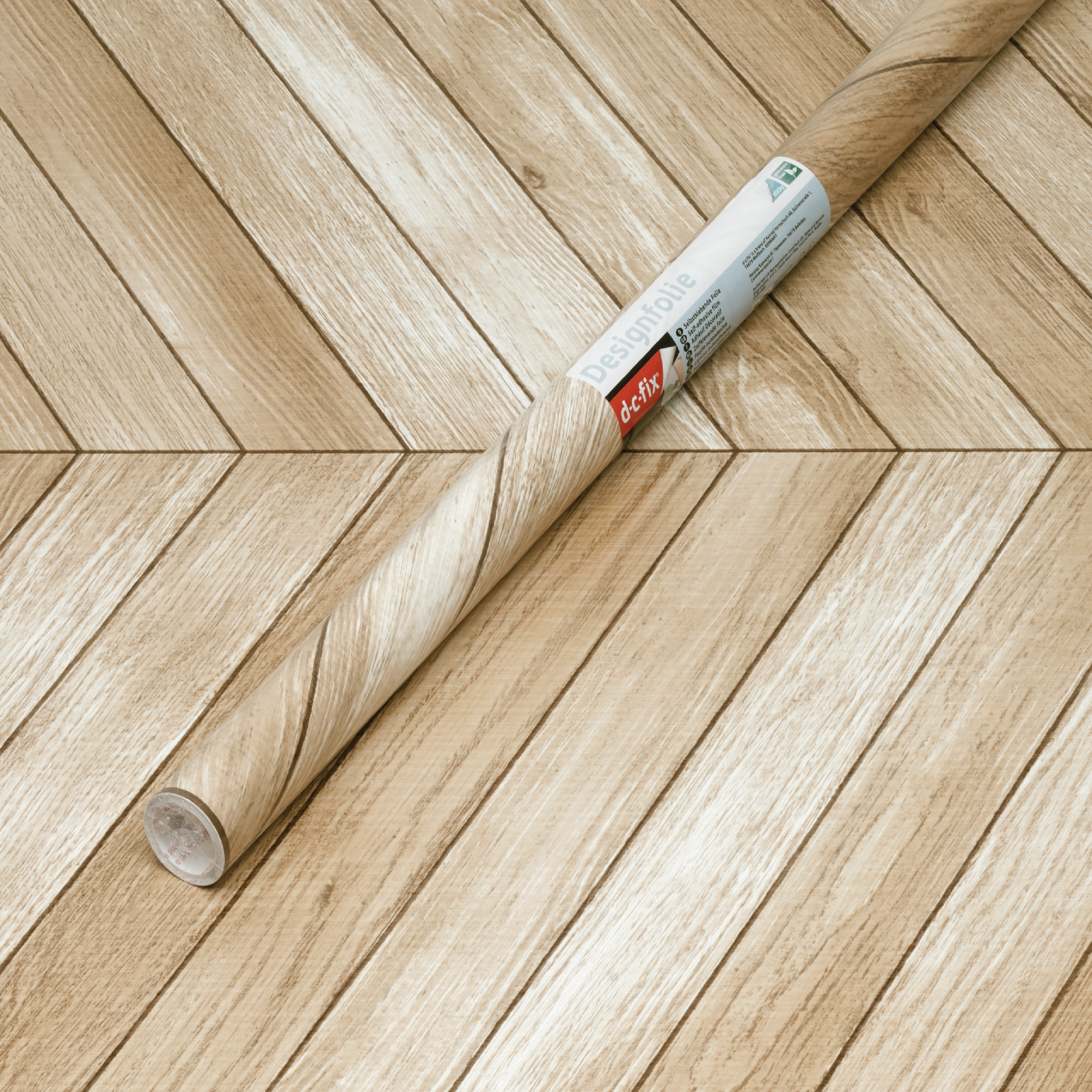 Okleina Chevron 67.5 x 200 cm imitująca drewno - 4