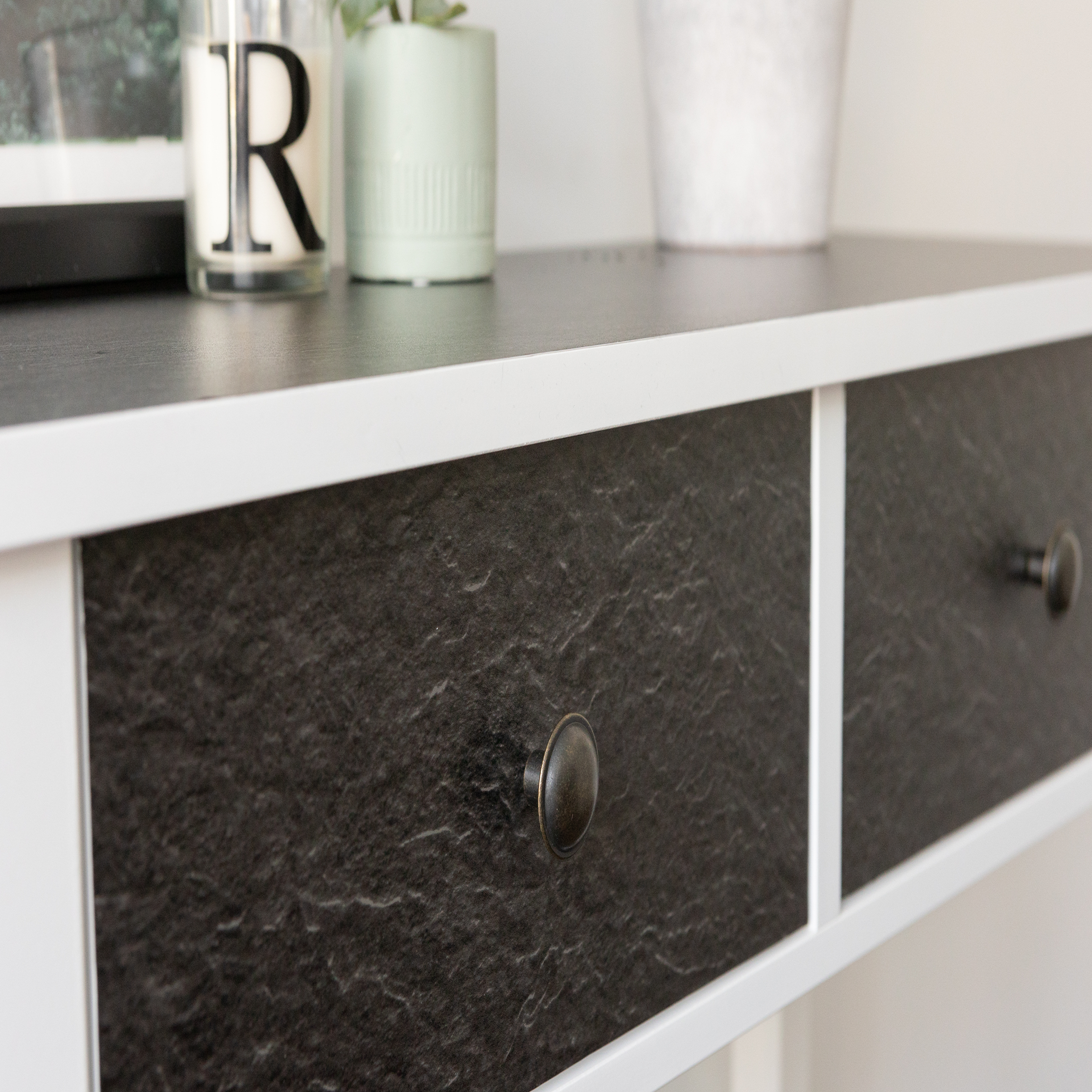 Okleina Kamień Slate czarna 67.5 x 200 cm imitująca kamień - 3