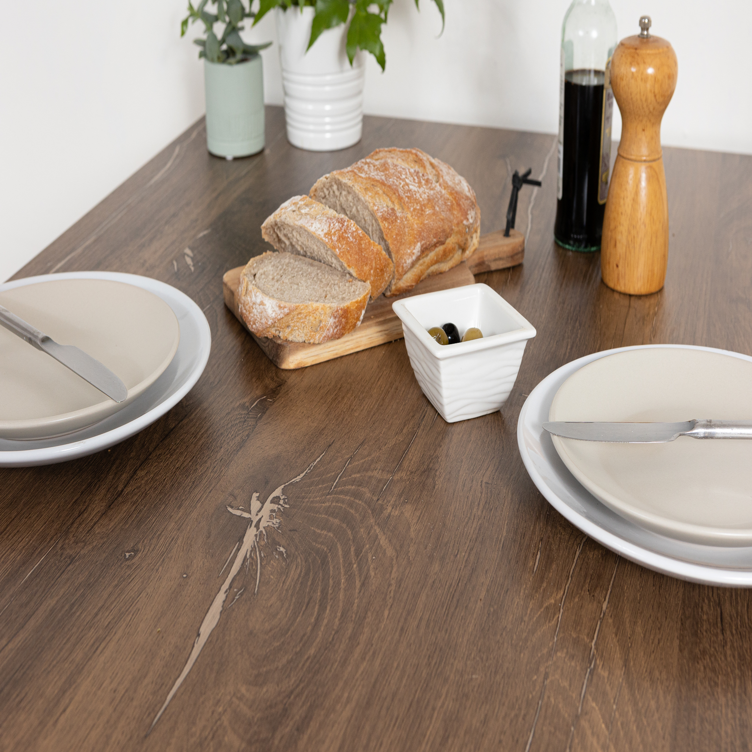 Okleina Flagstaff brązowa 90 x 210 cm imitująca drewno - 3