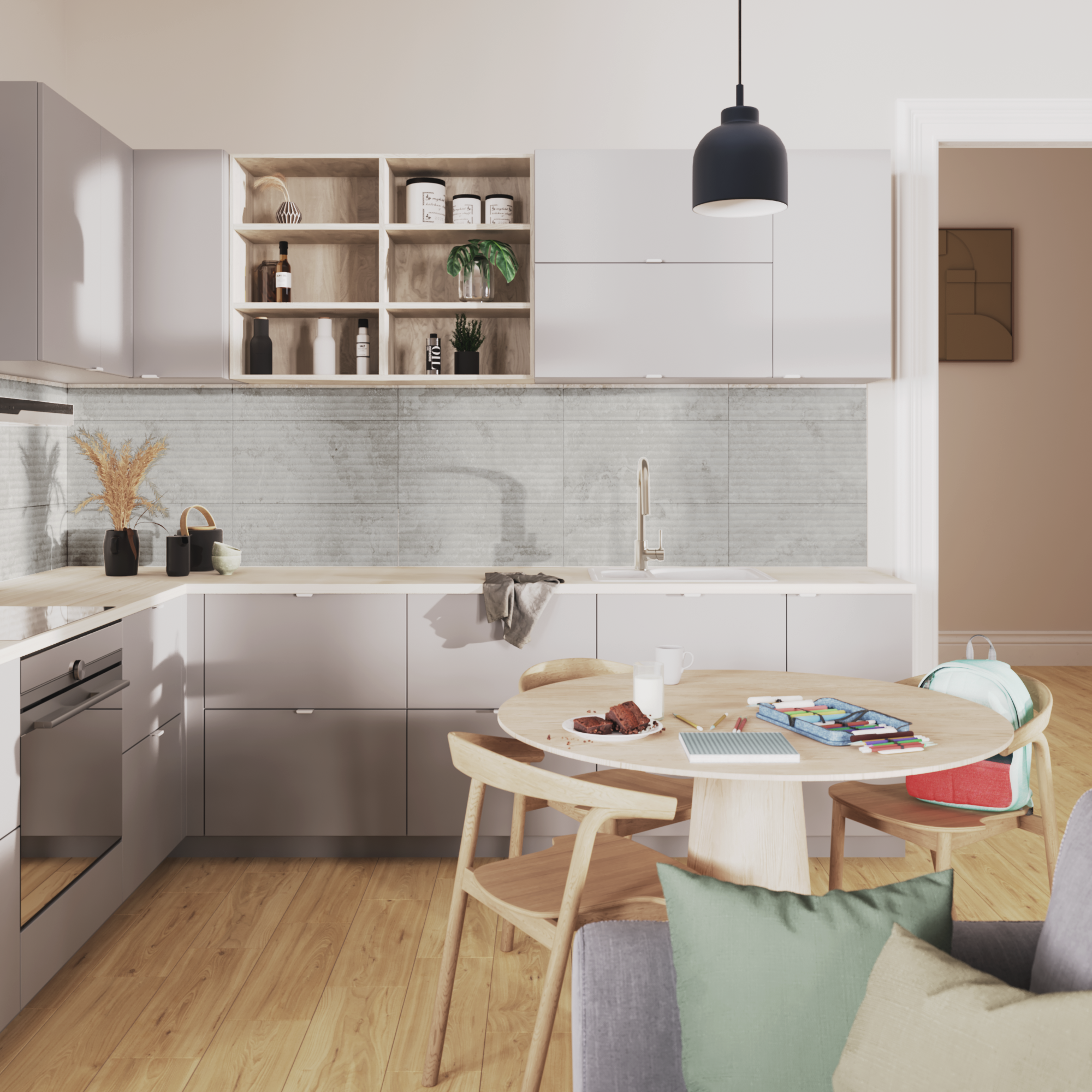 Piastrella da pavimento e rivestimento interno in gres porcellanato 20 x 60 cm rettificato smaltato beige miele opaco Wakefield R9 traffico intenso (pei 4/5) Sp. 7.4 mm 1.32 mq - 3