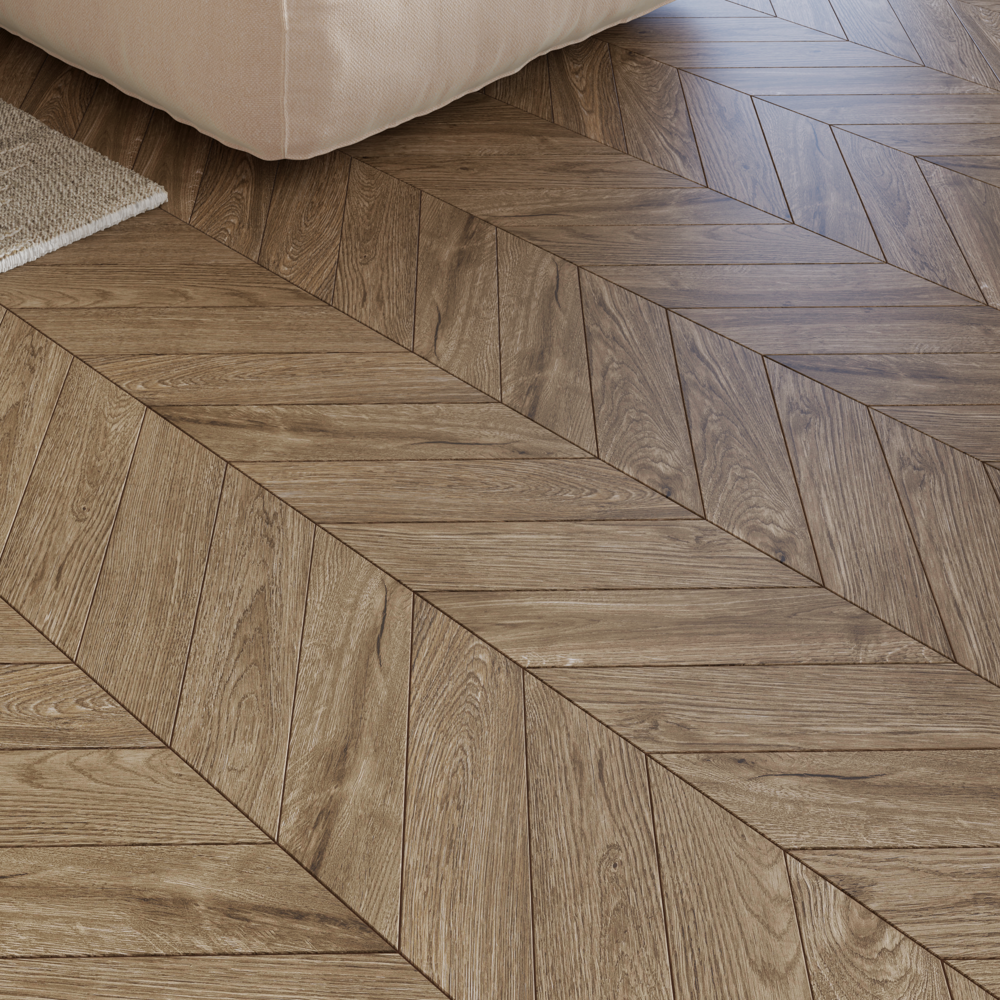 Carrelage sol/mur intérieur effet bois miel Granted l.11 x L.54 cm x Ep.9 mm - 5