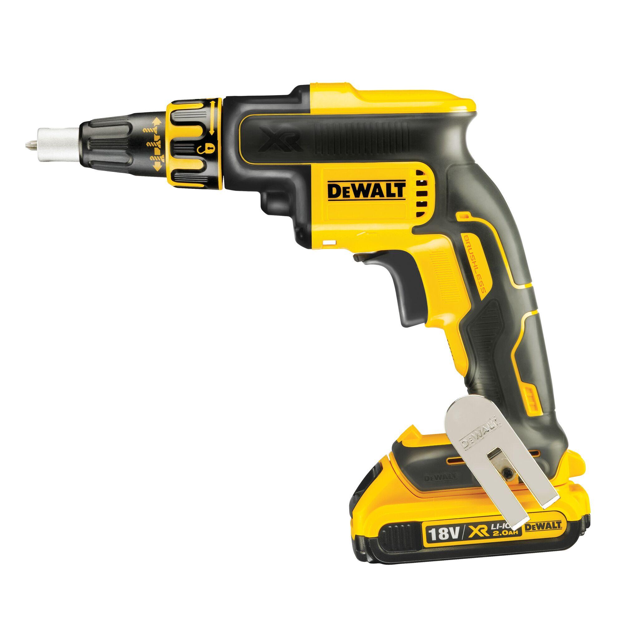Visseuse à plaques de plâtre sans fil DEWALT Dcf620d2 18 V 2 Ah - 2