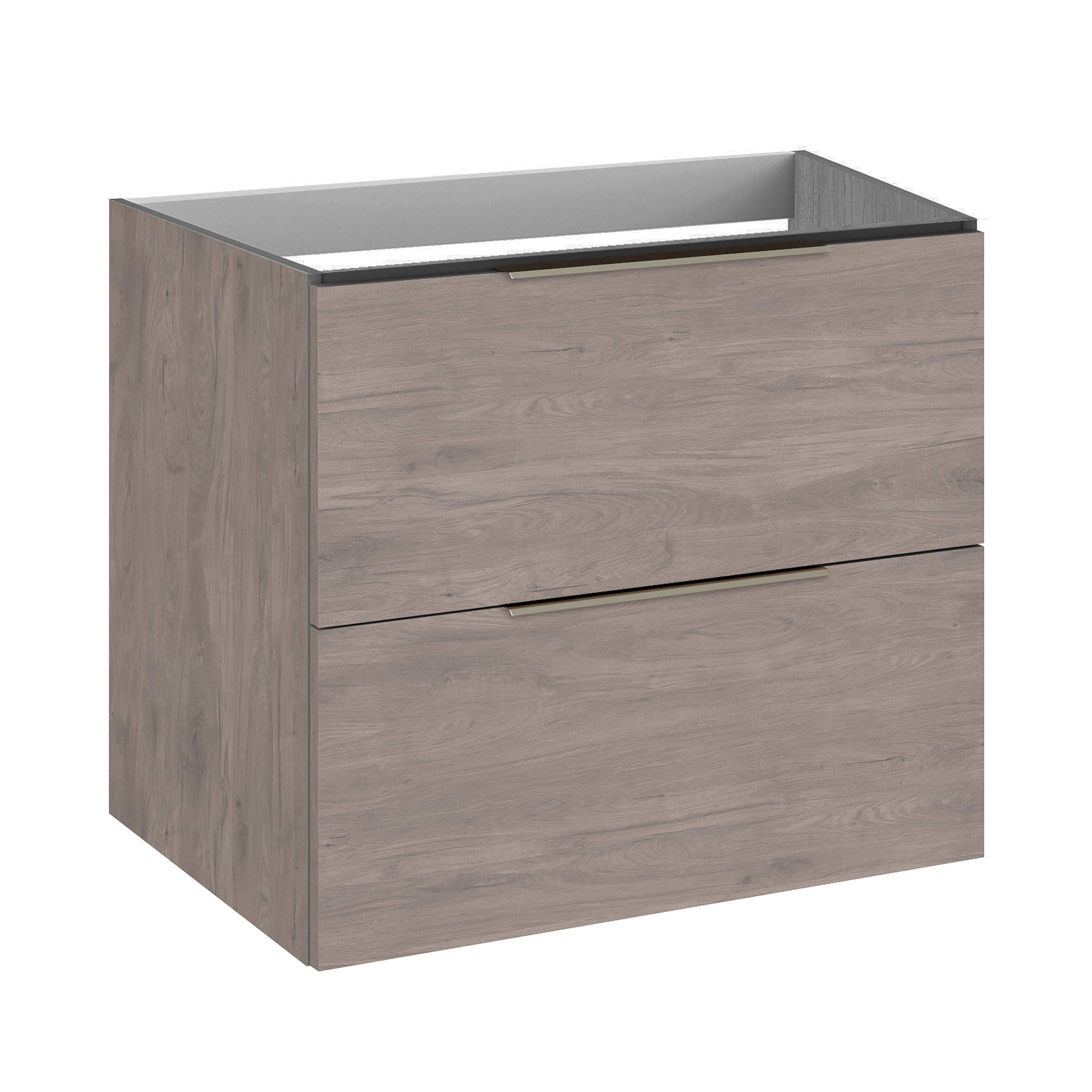 Mobile da bagno sospeso sotto lavabo L 59 x H 53 x P 48 cm rovere chiaro RANDAL Essenza - 6