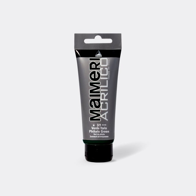 Colore acrilico MAIMERI verde ftalo 75 ml