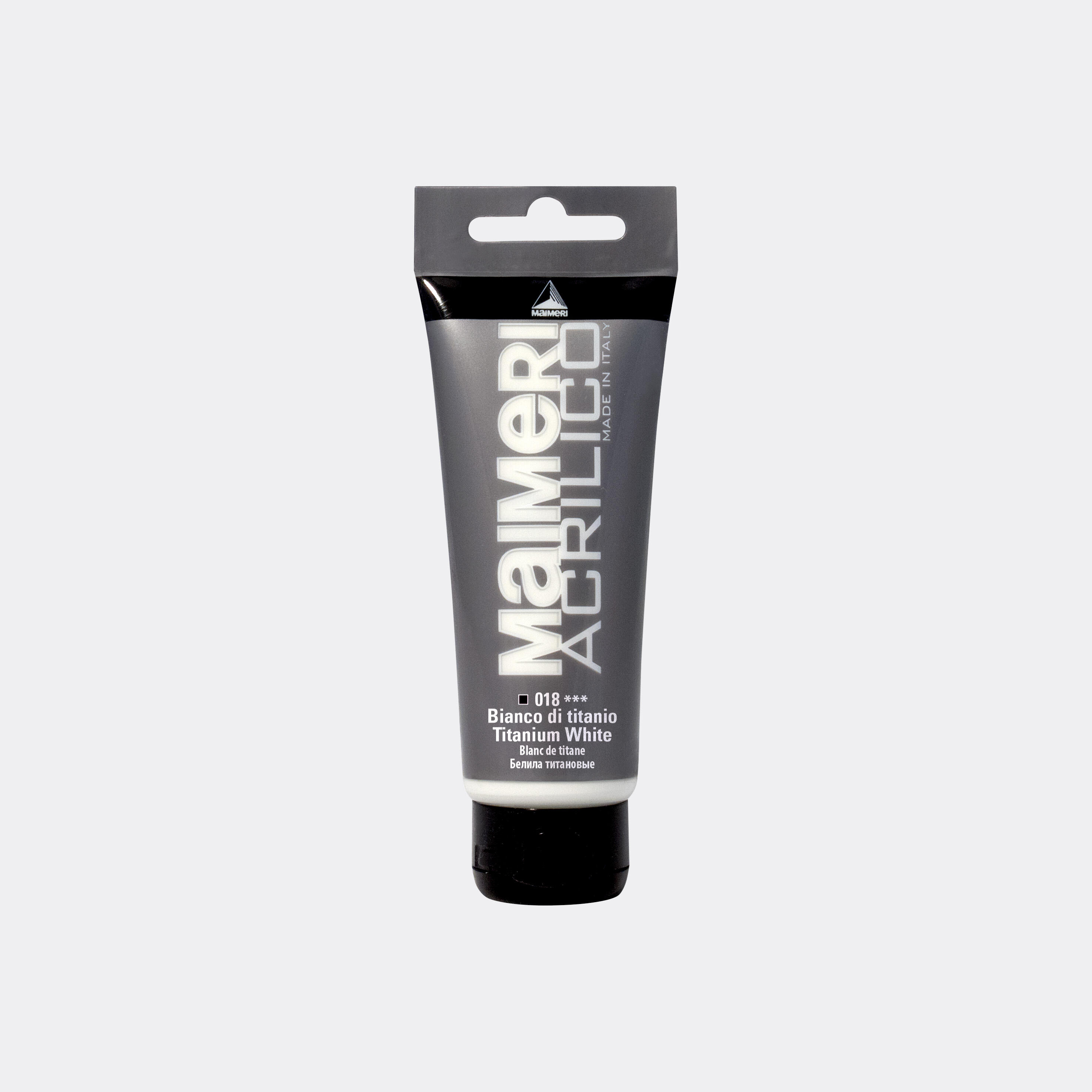 Colore acrilico MAIMERI bianco titanio 75 ml - 2