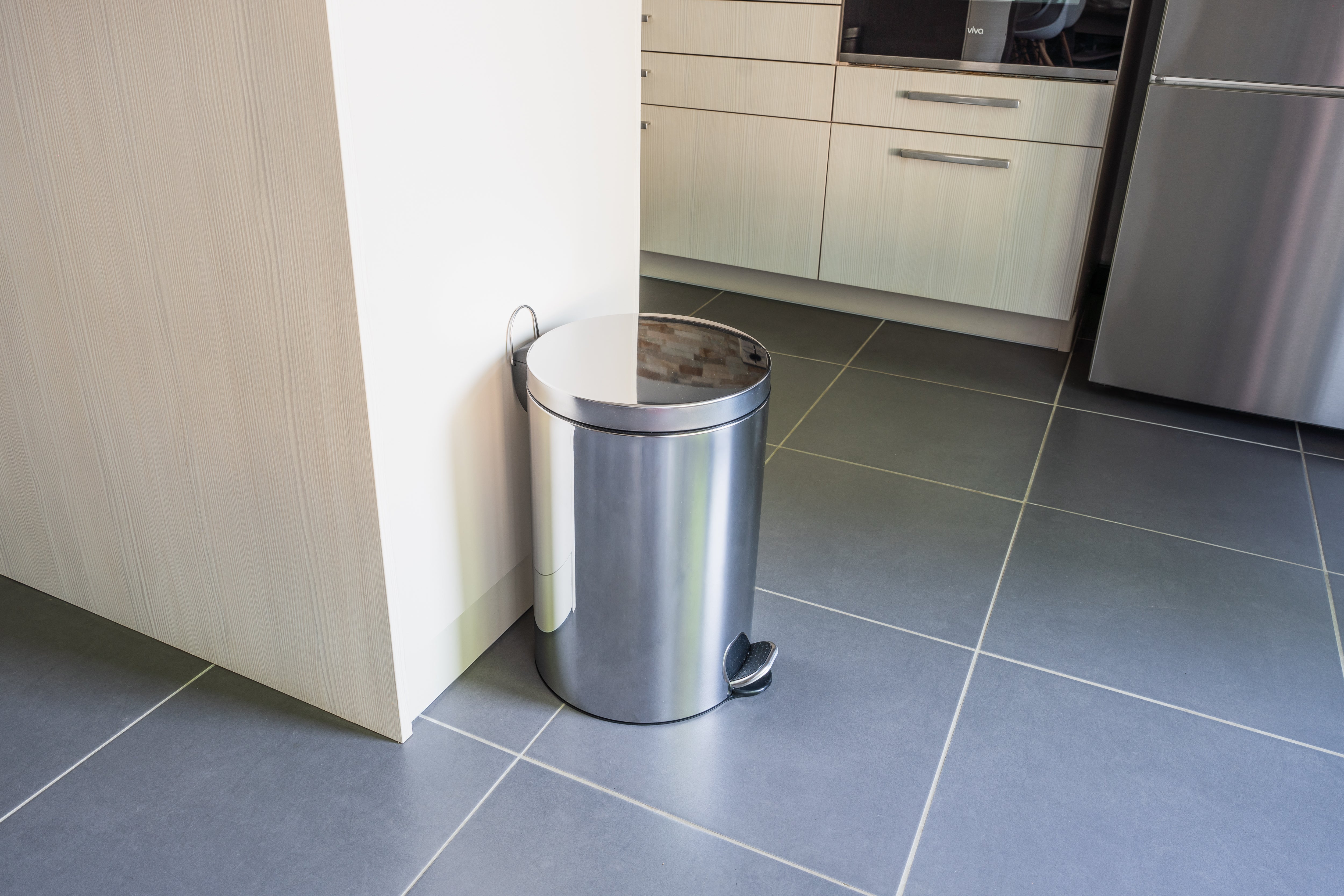 Poubelle de cuisine de cuisine 20L à pédale SELEKTA Selekta acier inoxydable chr - 2