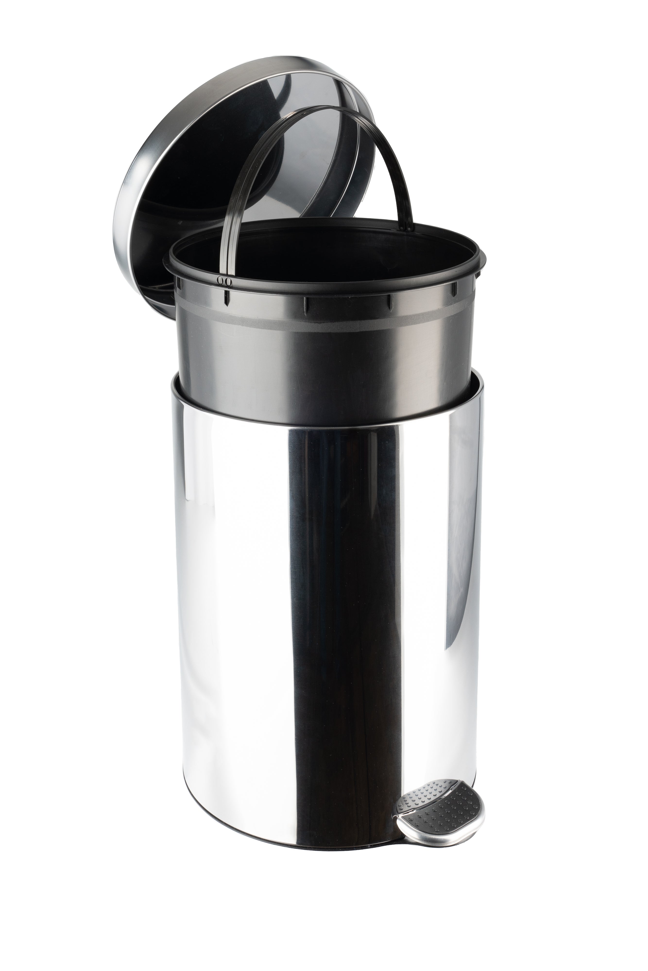 Poubelle de cuisine de cuisine 20L à pédale SELEKTA Selekta acier inoxydable chr - 5
