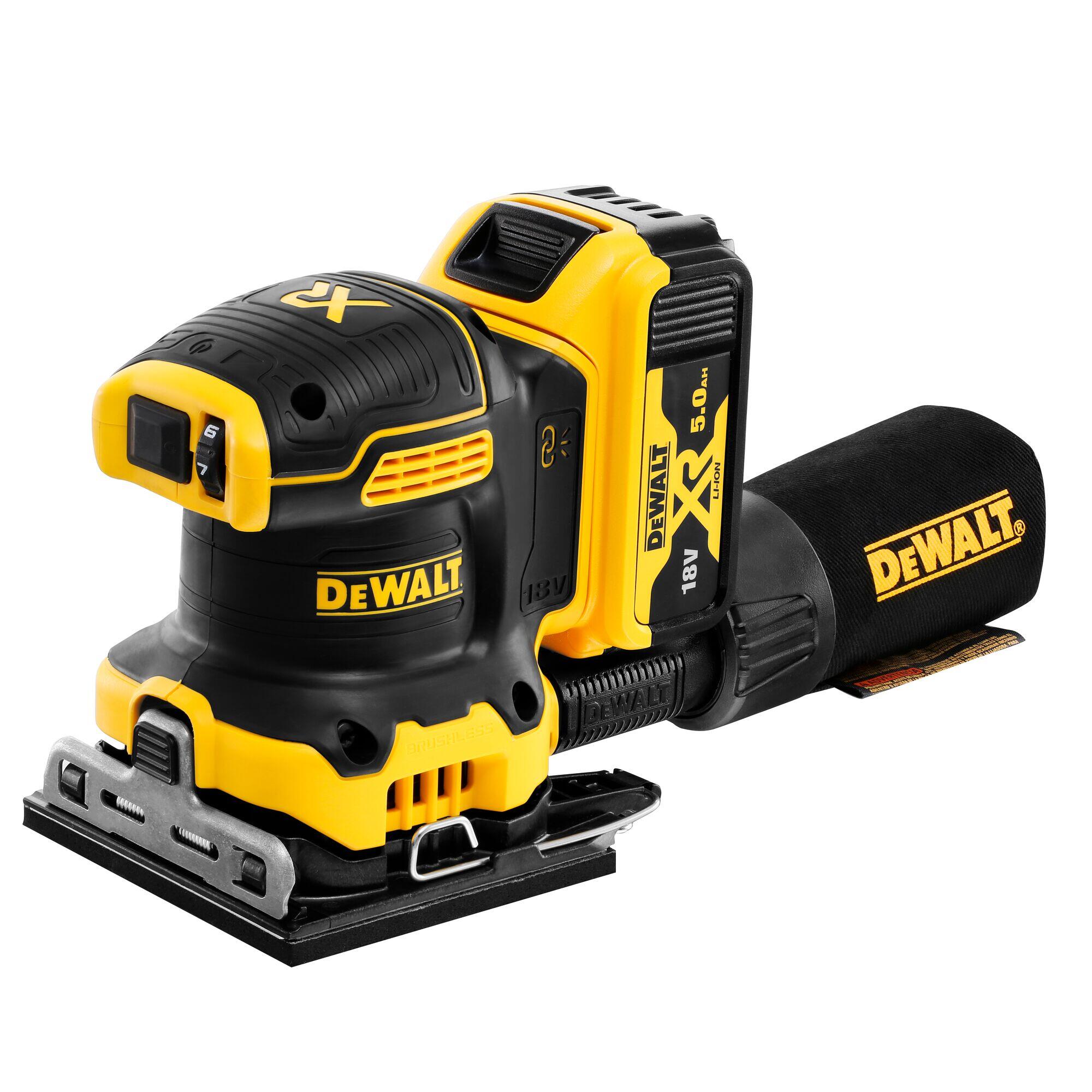 Lijadora orbital con cable DEWALT de  w - 6