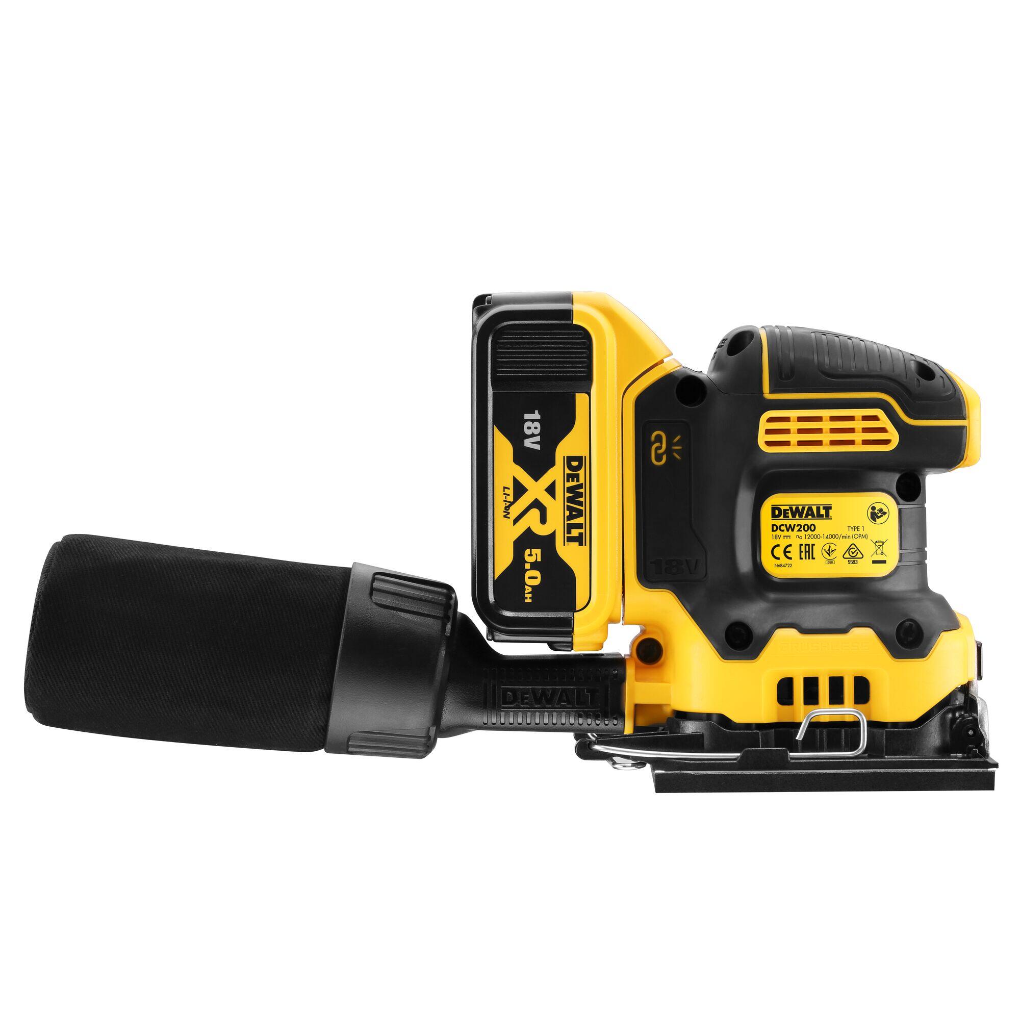 Lijadora orbital con cable DEWALT de  w - 7