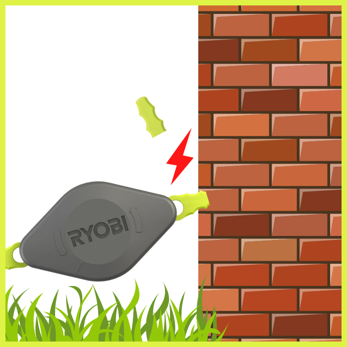 Tête double lames dentelées RYOBI RAC155 pour coupe-bordures 18 et 36 V - 9