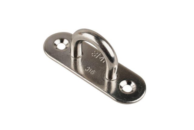 Platine à oeil inox, STANDERS, Diam. 8mm