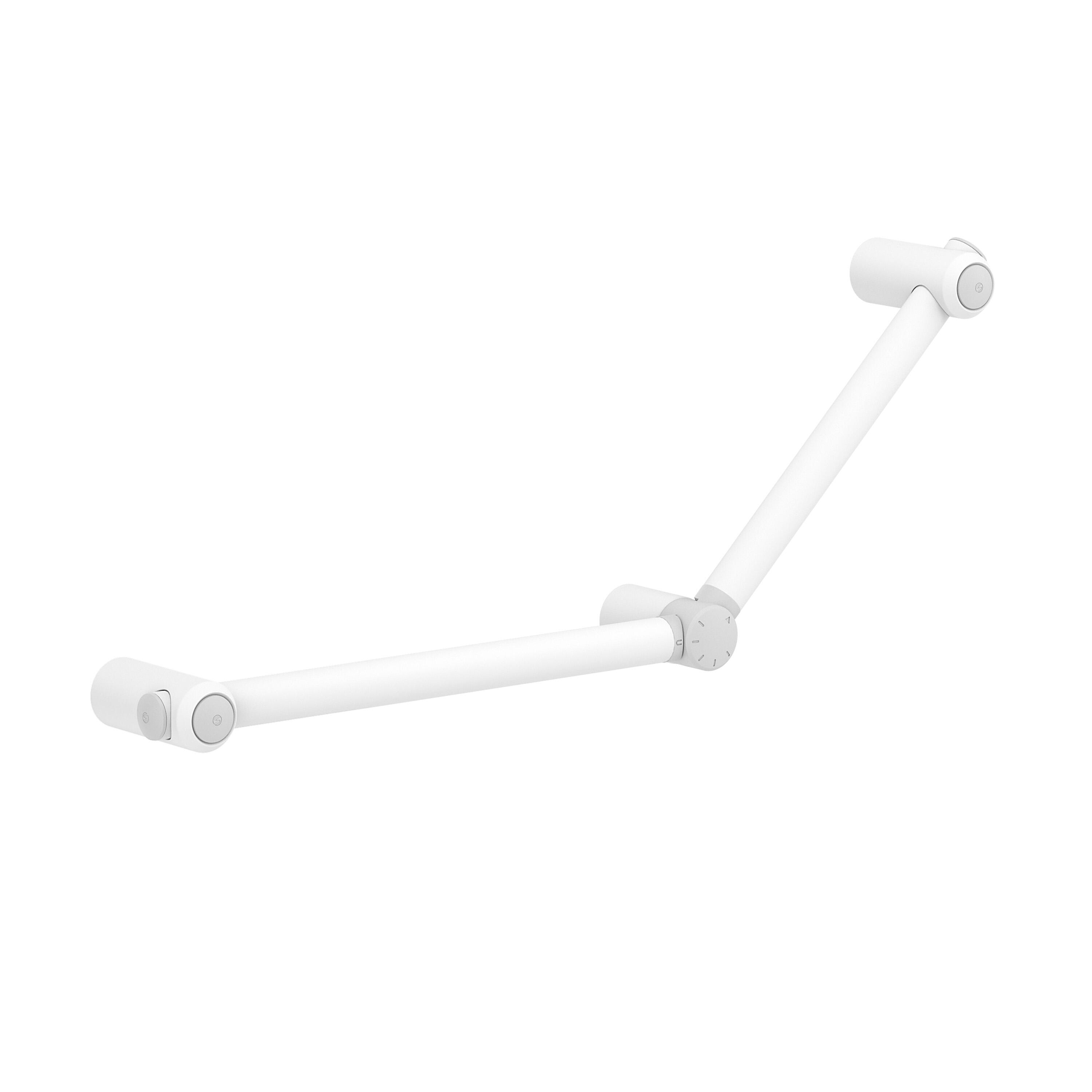 Asidero de baño gocare 43.6x33.6x cm blanco y portarrollos blanco