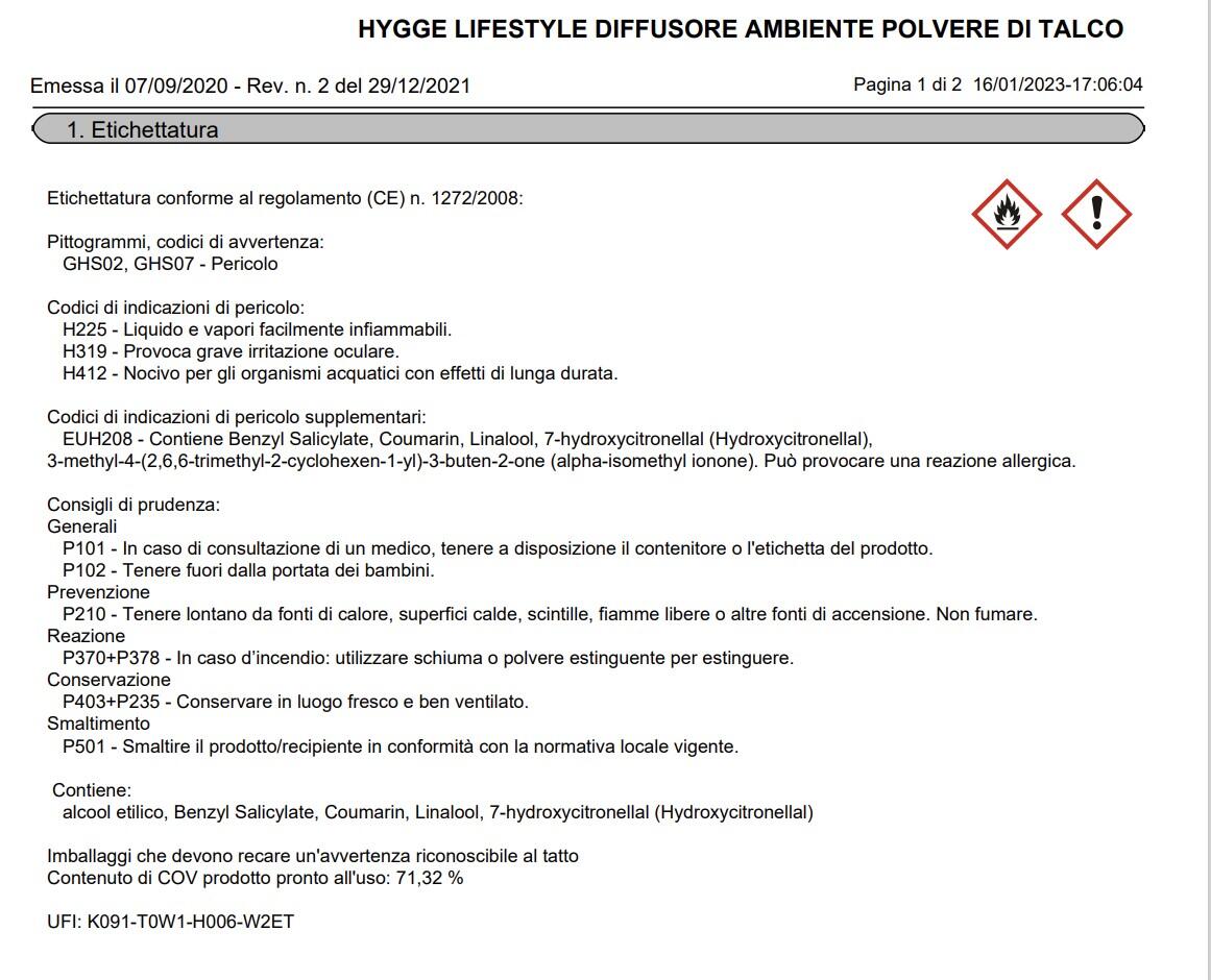 Diffusore polvere di talco 250 ml - 2