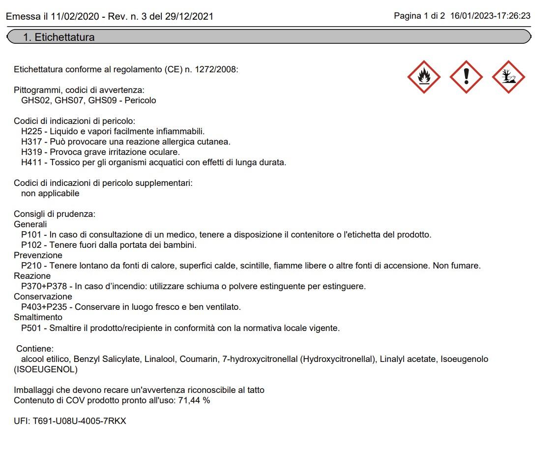 Diffusore muschio sensuale 250 ml - 2