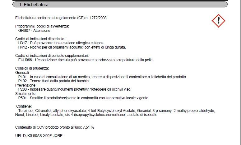 Bustina aromatica essenza Fresco Pulito 2 pezzi - 2