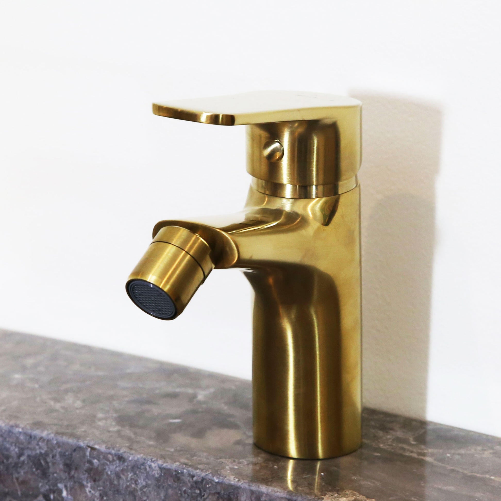 Torneira de bide dourado 4,3x13,8x15 cm Full - 2