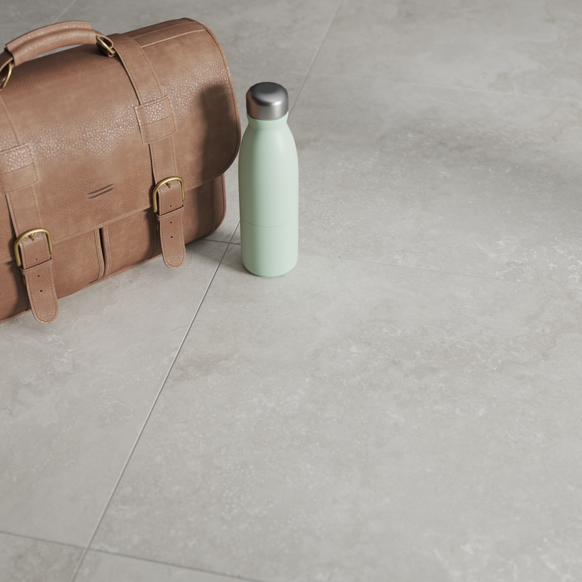 Suelo porcelánico lakos efecto piedra light grey 60x60 cm c1 artens