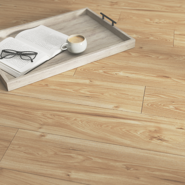 Carrelage sol/mur intérieur effet bois marron Wakefield l.20 x L.120 cm ARTENS