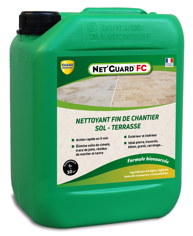 Nettoyant joints GUARD INDUSTRIE Net'guard fc, 5L