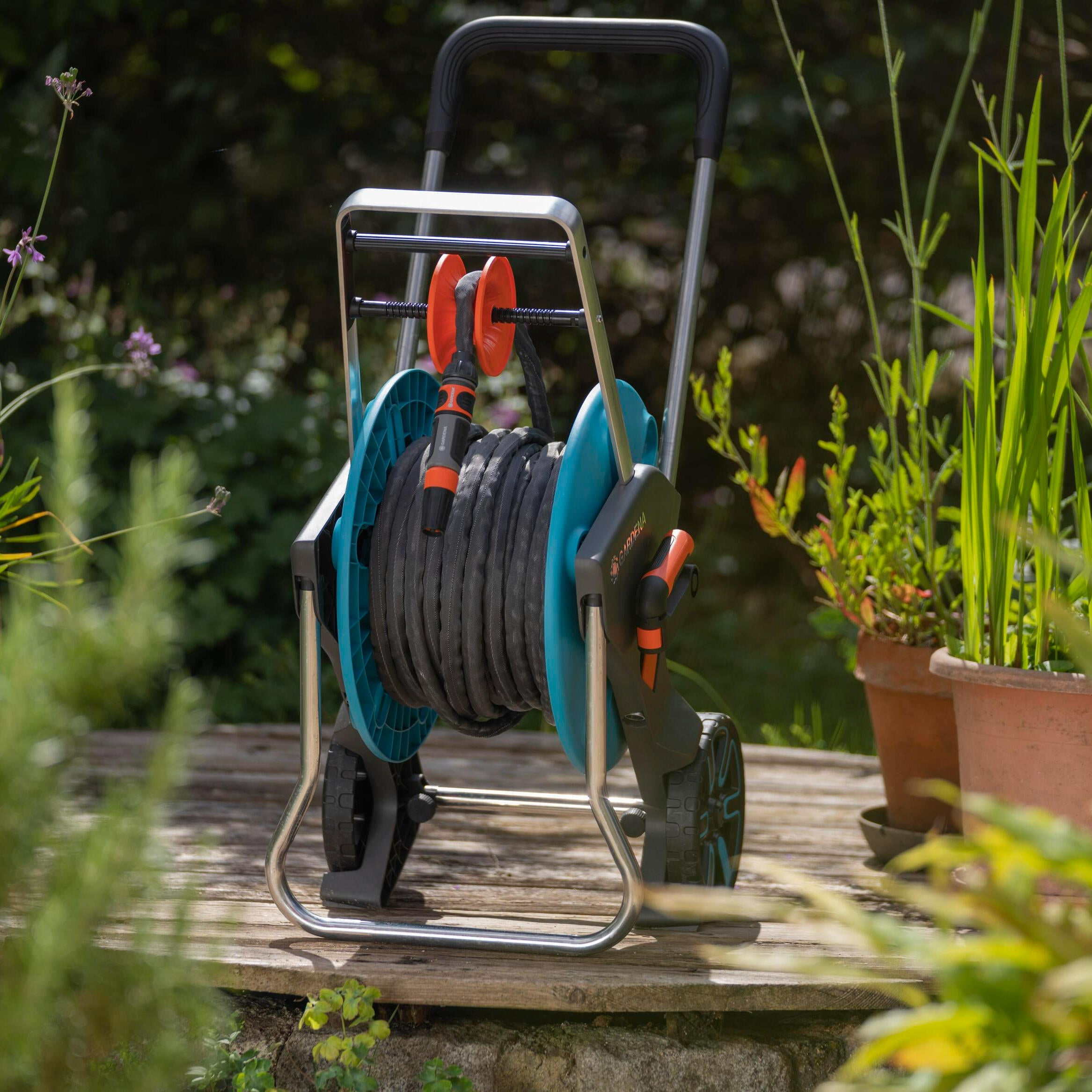 Set de flexible GARDENA Liano life L.15 m, Diam.12 mm - 13