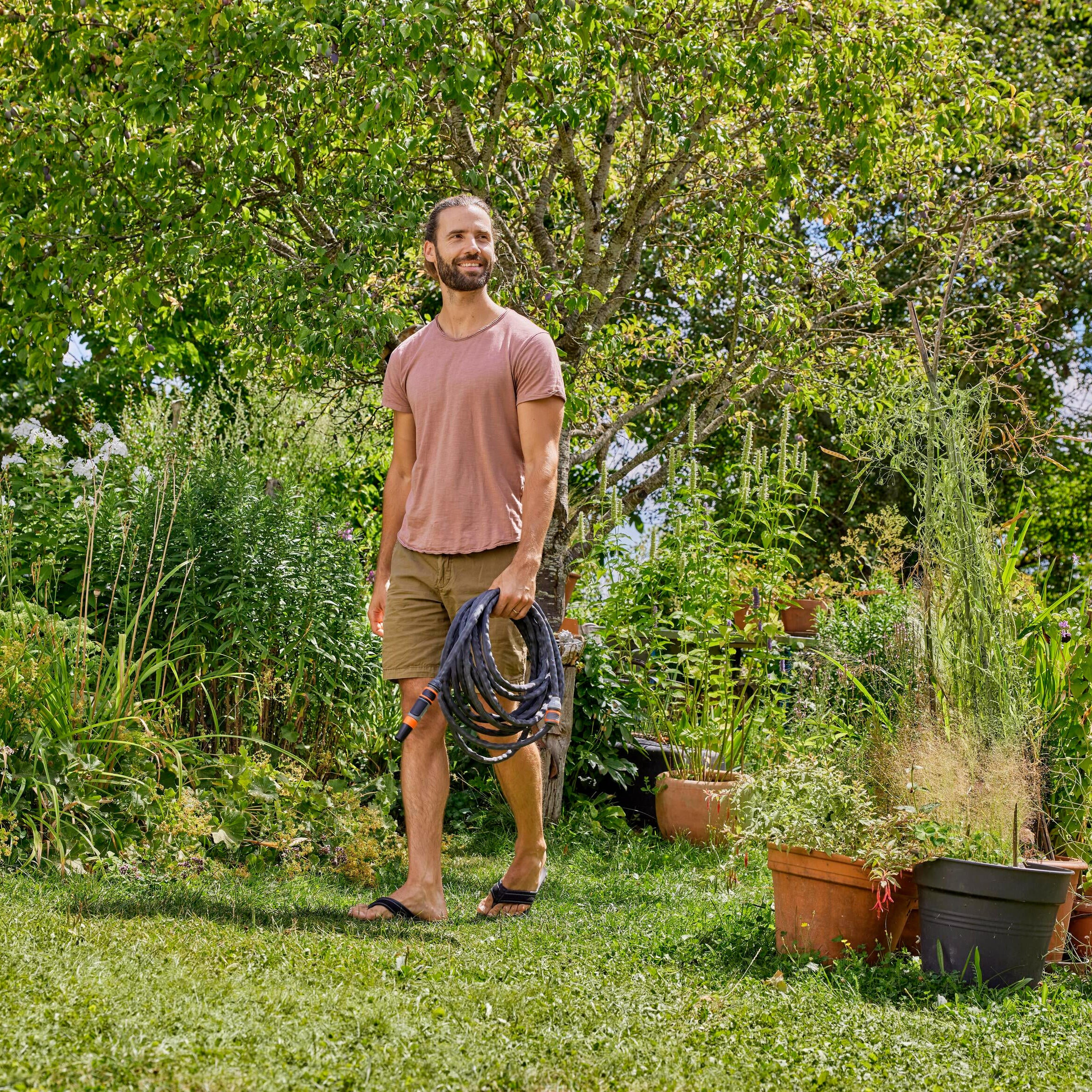 Set de flexible GARDENA Liano life L.25 m, Diam.12 mm - 15